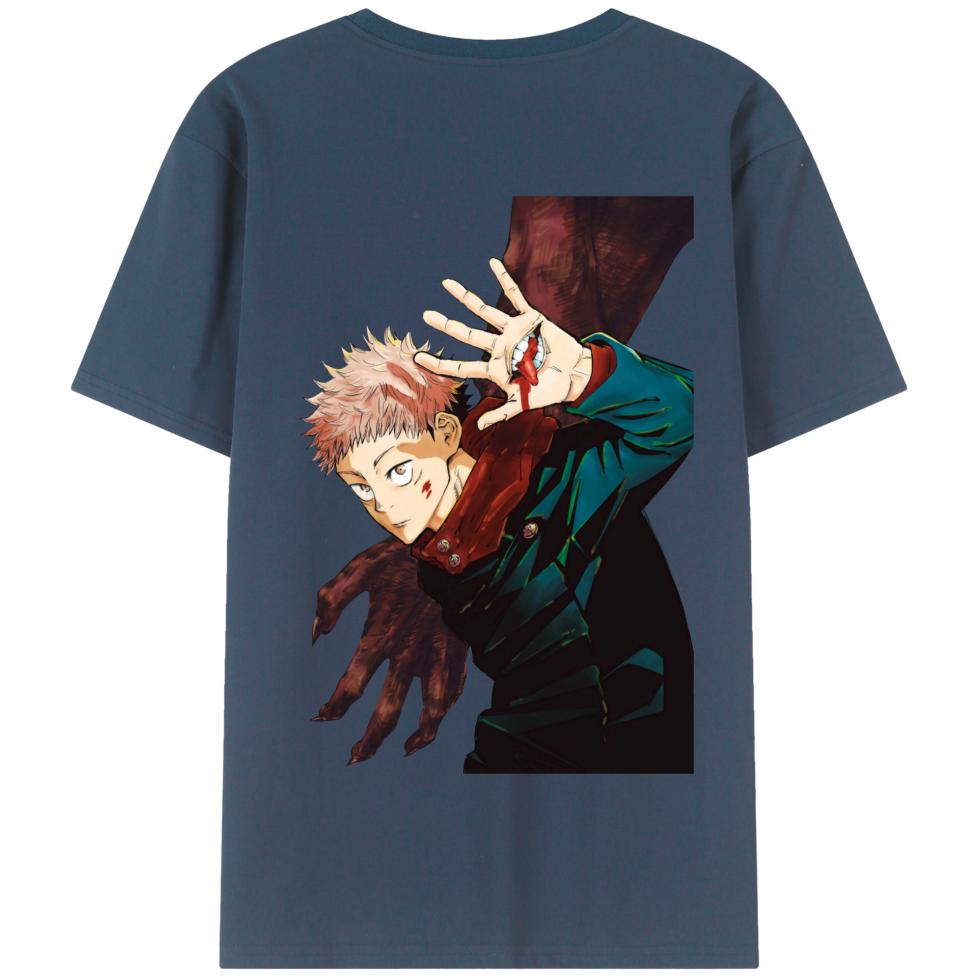 （画像用） 呪術廻戦 Jujutsu Kaisen 綿100％半袖Tシャツ（背面プリント）