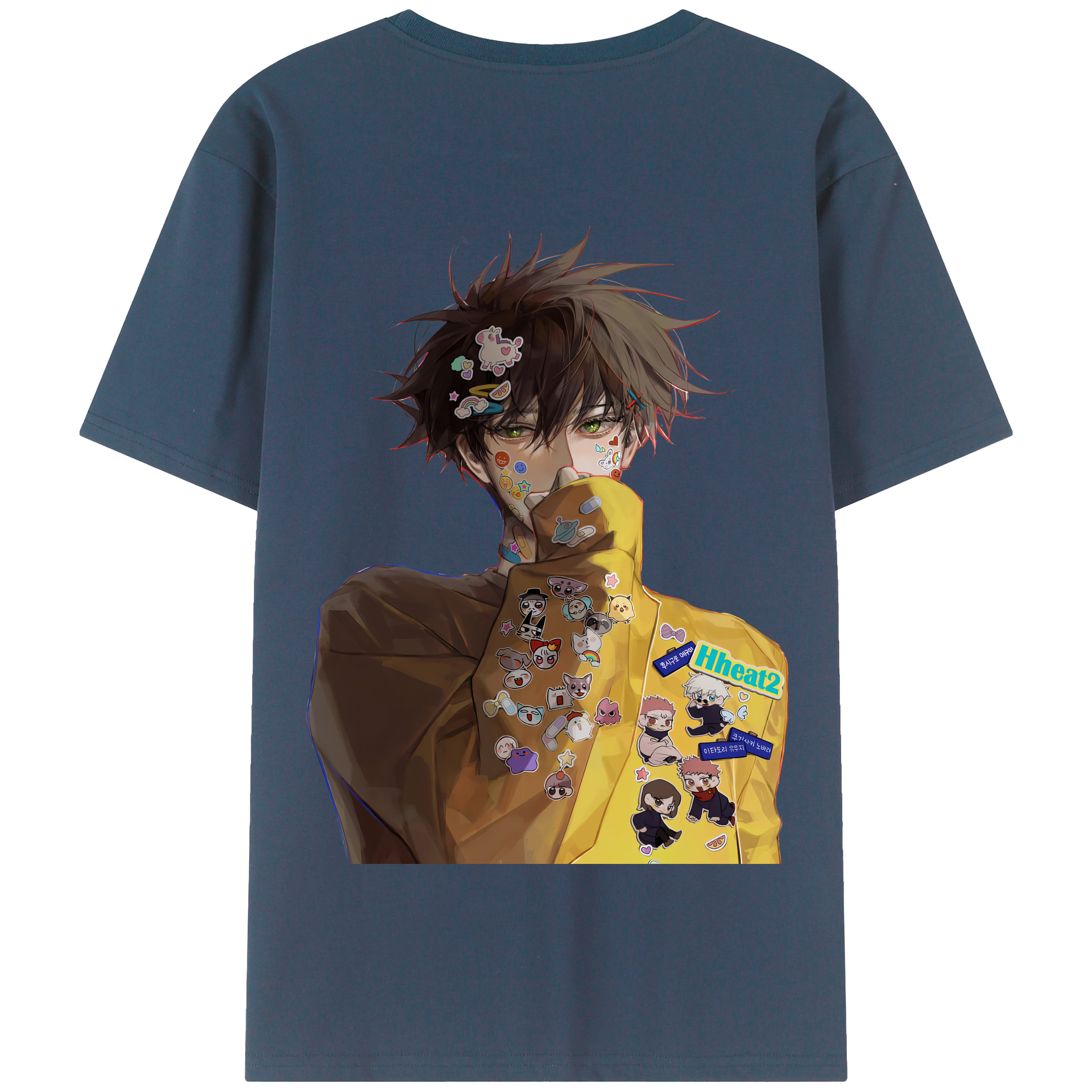 （画像用） 呪術廻戦 Jujutsu Kaisen 綿100％半袖Tシャツ（背面プリント）