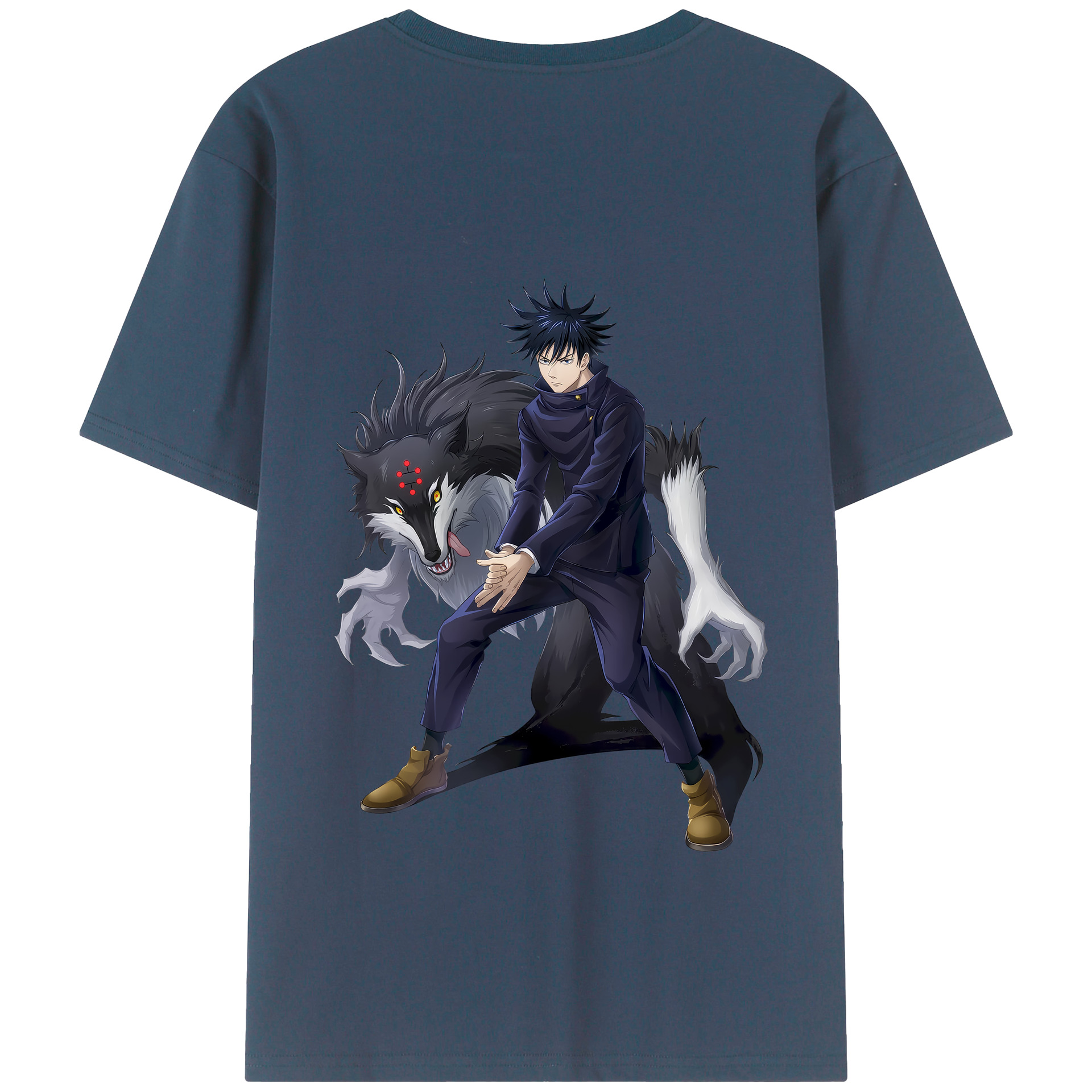 （画像用） 呪術廻戦 Jujutsu Kaisen 綿100％半袖Tシャツ（背面プリント）