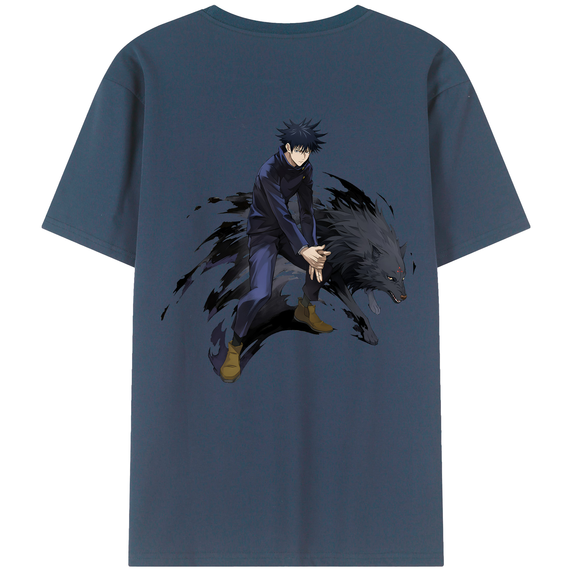 （画像用） 呪術廻戦 Jujutsu Kaisen 綿100％半袖Tシャツ（背面プリント）
