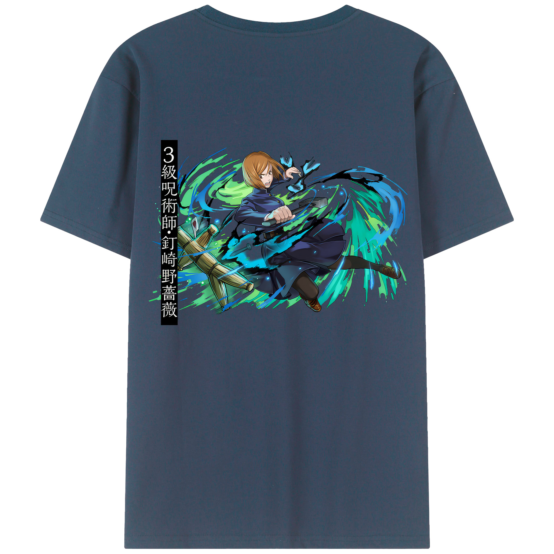 （画像用） 呪術廻戦 Jujutsu Kaisen 綿100％半袖Tシャツ（背面プリント）