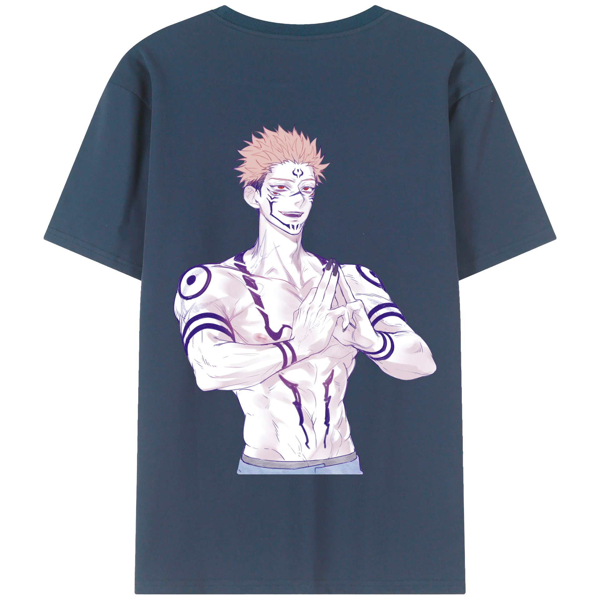 （画像用） 呪術廻戦 Jujutsu Kaisen 綿100％半袖Tシャツ（背面プリント）