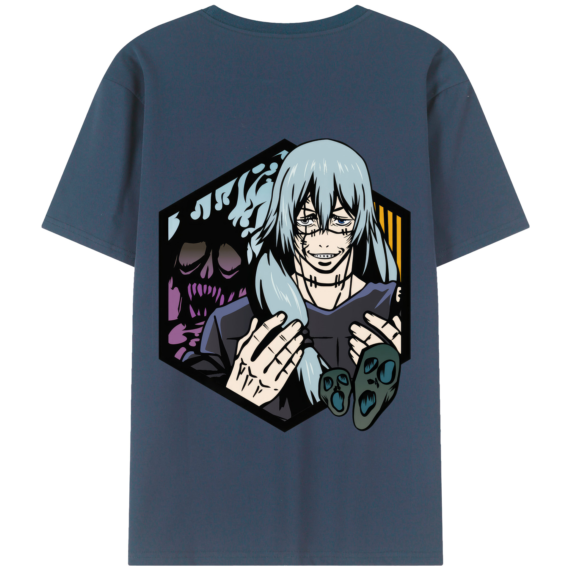 （画像用） 呪術廻戦 Jujutsu Kaisen 綿100％半袖Tシャツ（背面プリント）