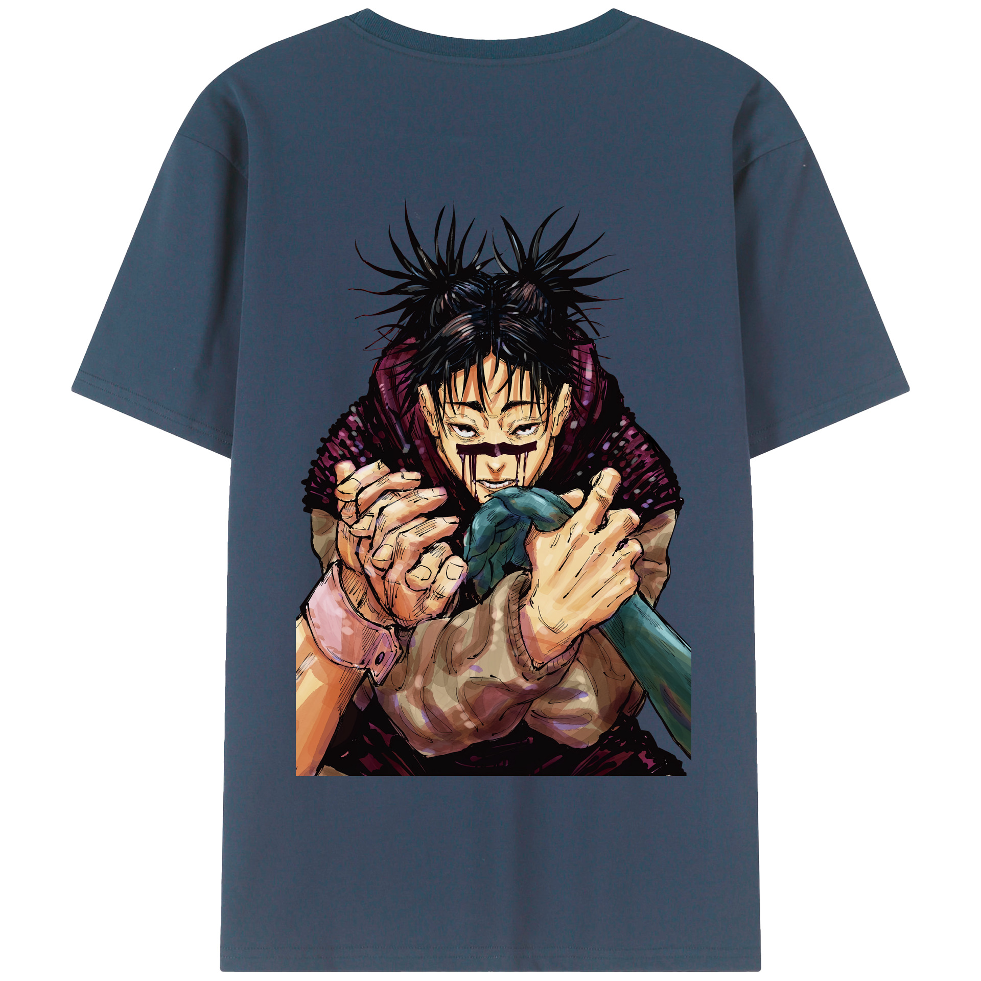 （画像用） 呪術廻戦 Jujutsu Kaisen 綿100％半袖Tシャツ（背面プリント）