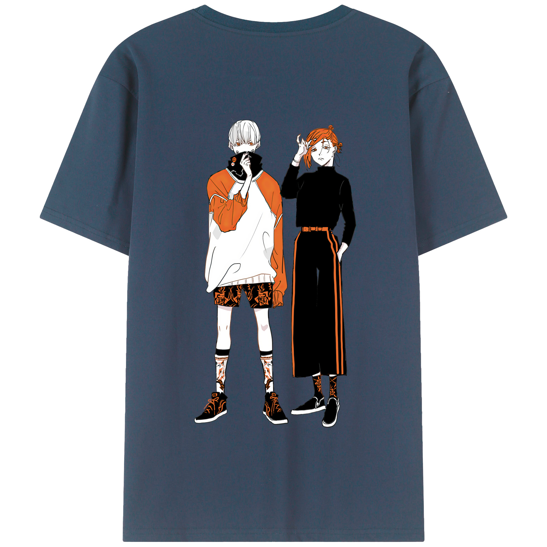 （画像用） 呪術廻戦 Jujutsu Kaisen 綿100％半袖Tシャツ（背面プリント）