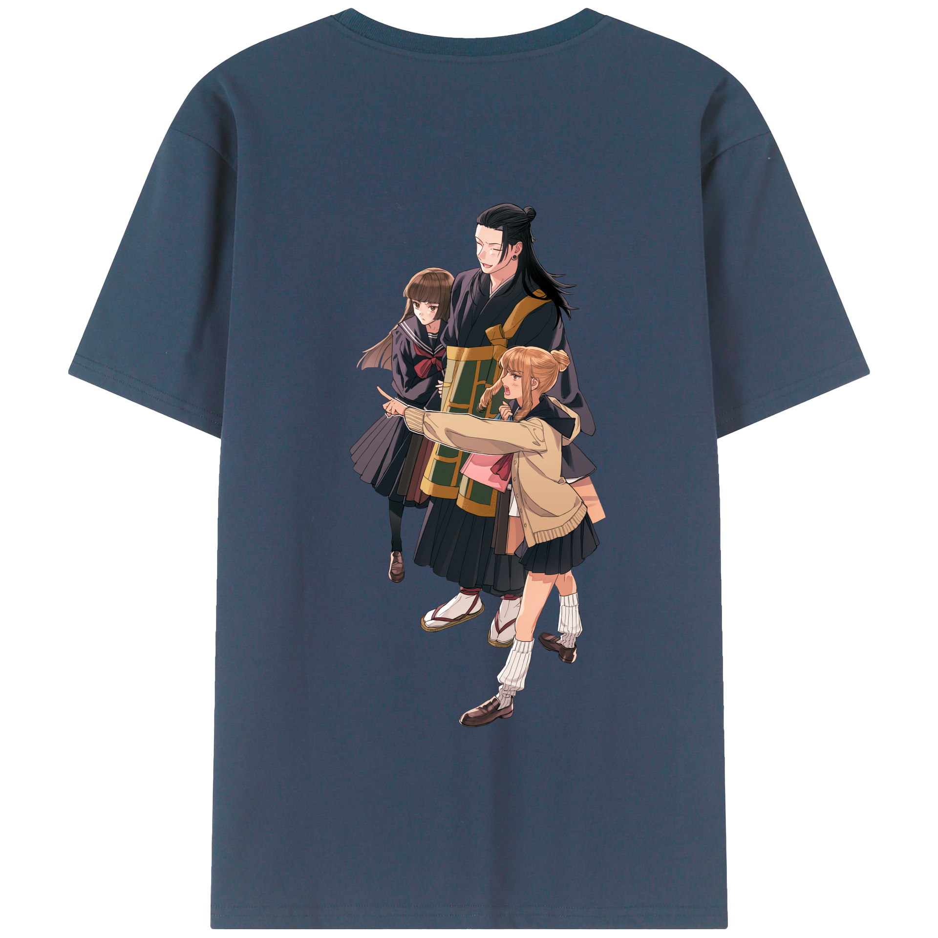 （画像用） 呪術廻戦 Jujutsu Kaisen 綿100％半袖Tシャツ（背面プリント）