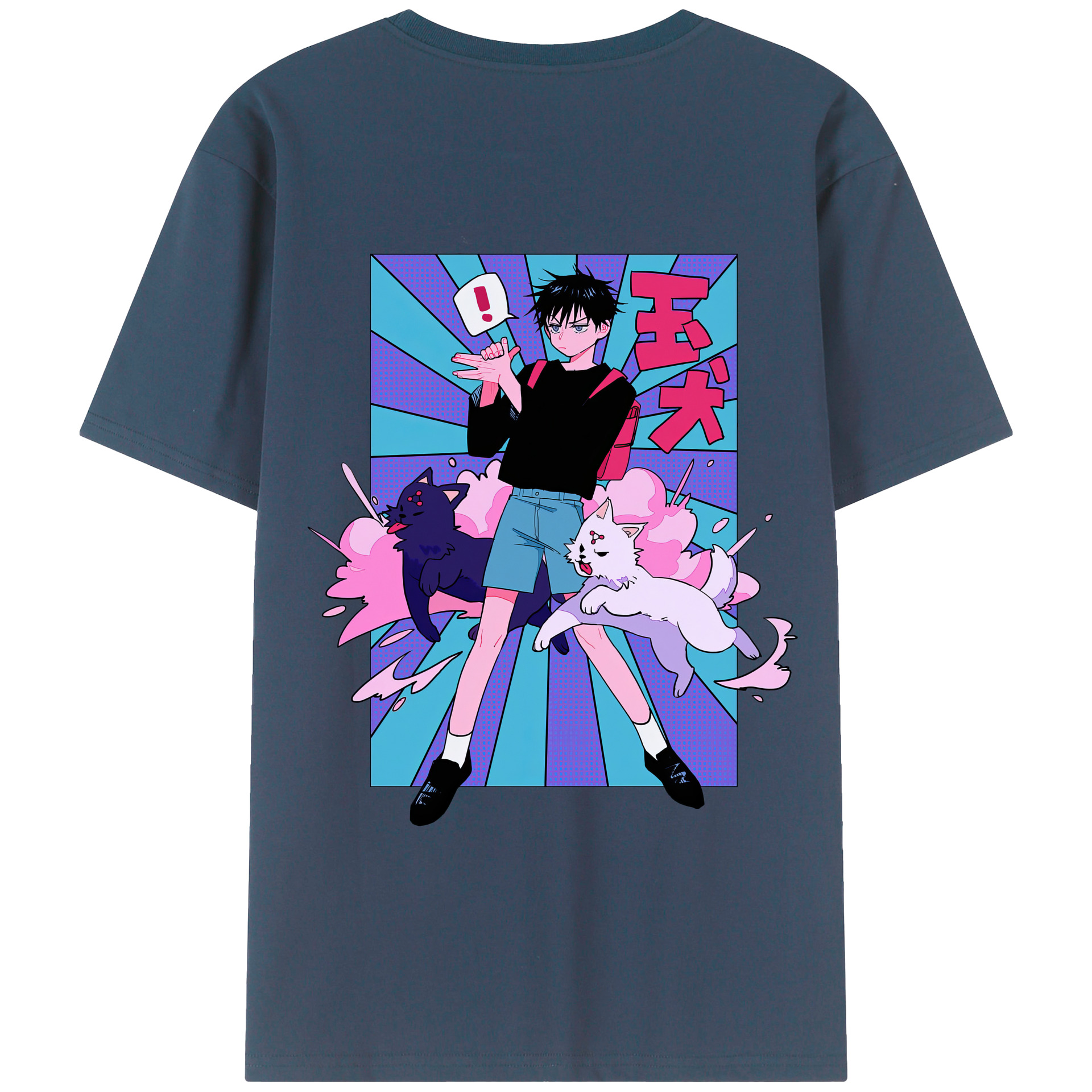 （画像用） 呪術廻戦 Jujutsu Kaisen 綿100％半袖Tシャツ（背面プリント）