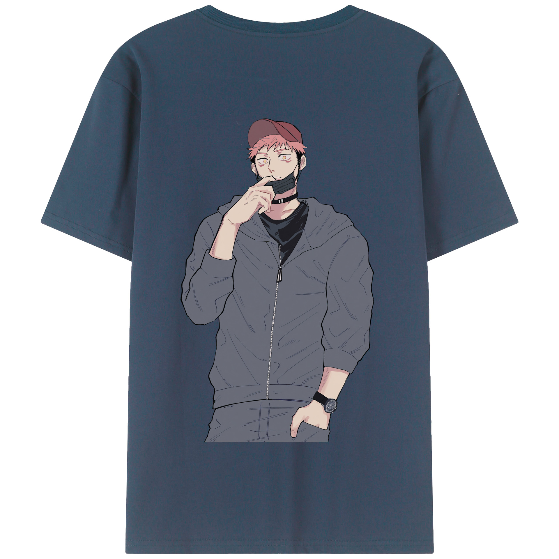 （画像用） 呪術廻戦 Jujutsu Kaisen 綿100％半袖Tシャツ（背面プリント）