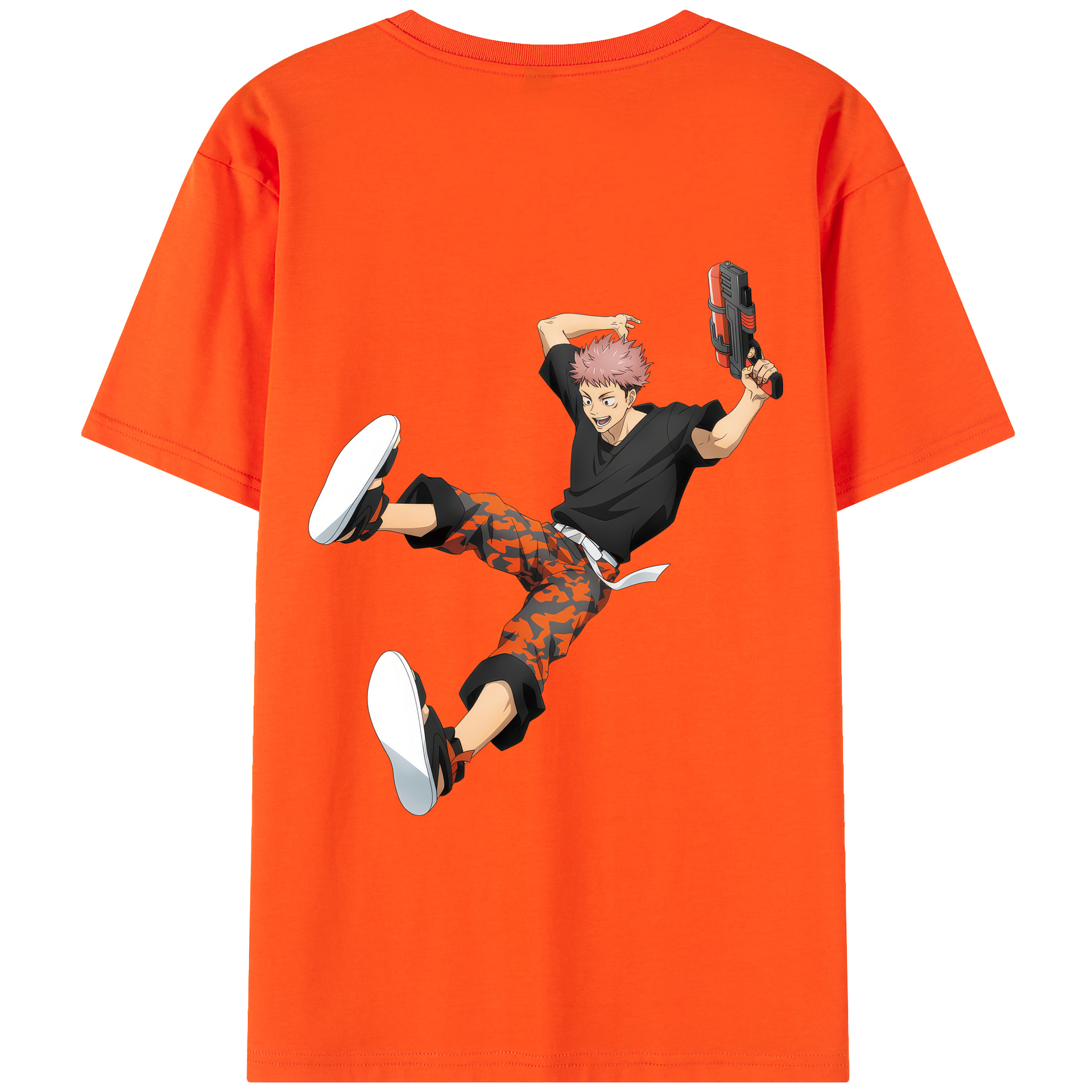 （画像用） 呪術廻戦 Jujutsu Kaisen 綿100％半袖Tシャツ（背面プリント）