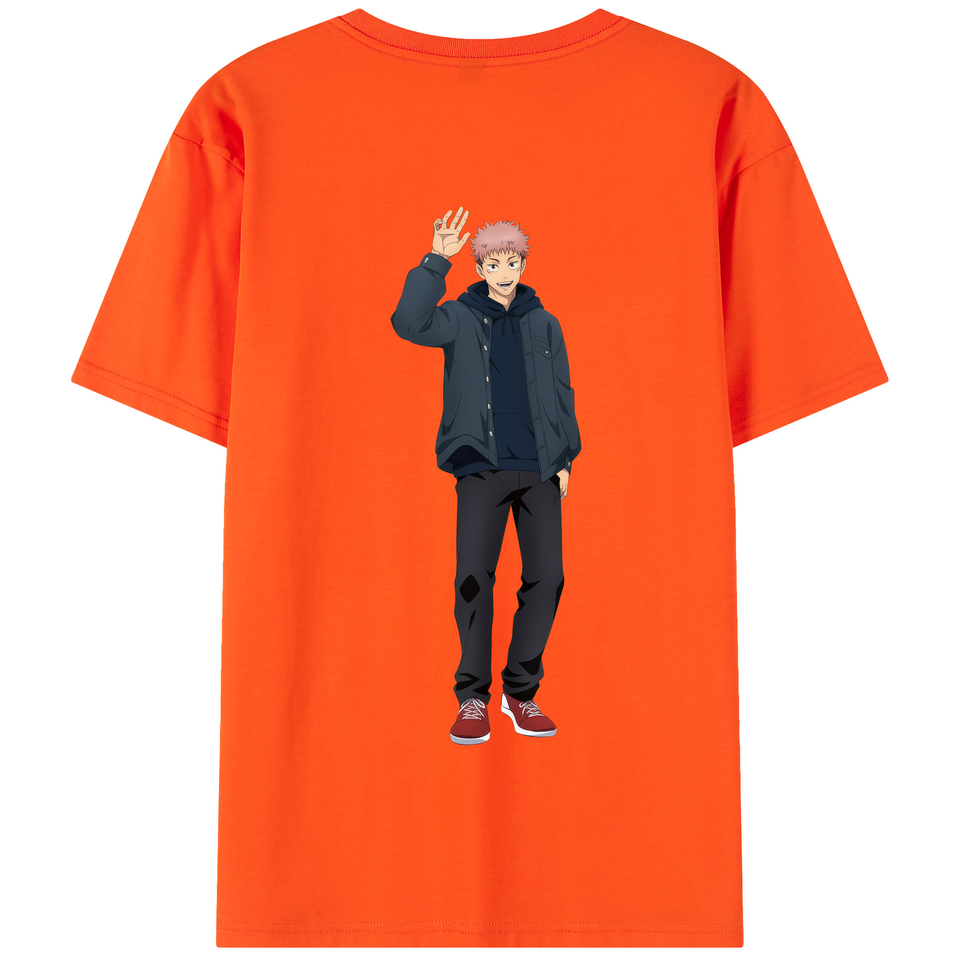 （画像用） 呪術廻戦 Jujutsu Kaisen 綿100％半袖Tシャツ（背面プリント）