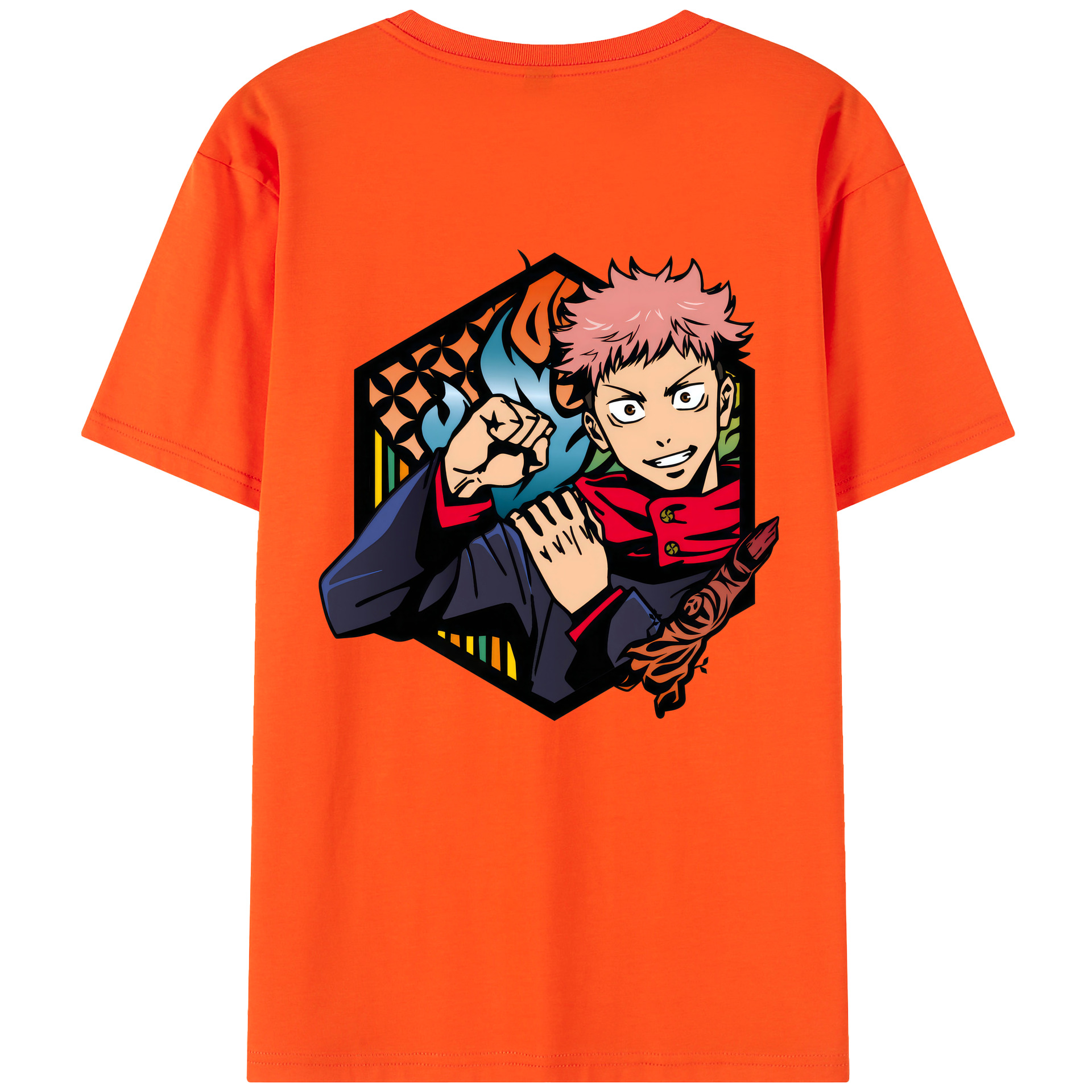 （画像用） 呪術廻戦 Jujutsu Kaisen 綿100％半袖Tシャツ（背面プリント）