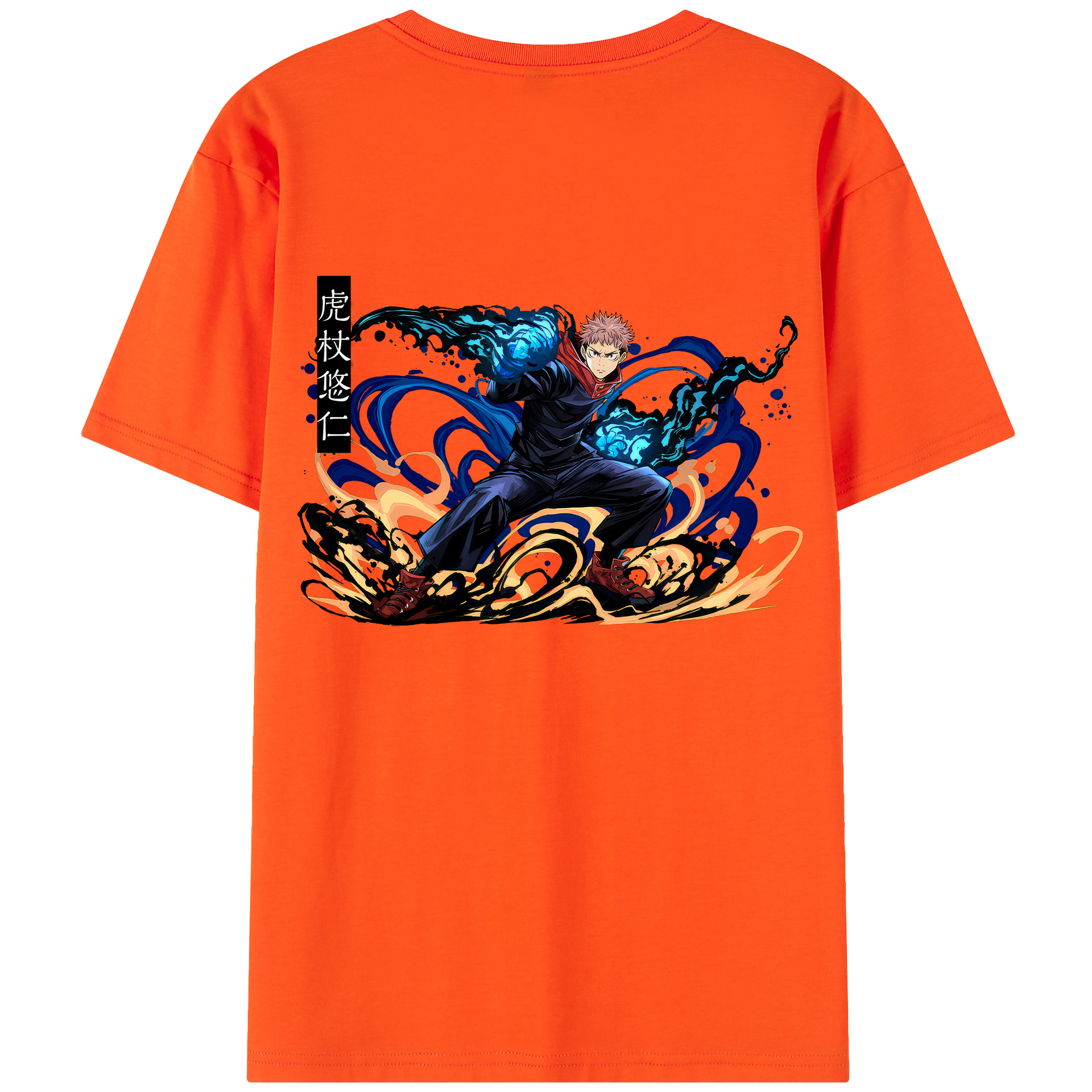 （画像用） 呪術廻戦 Jujutsu Kaisen 綿100％半袖Tシャツ（背面プリント）