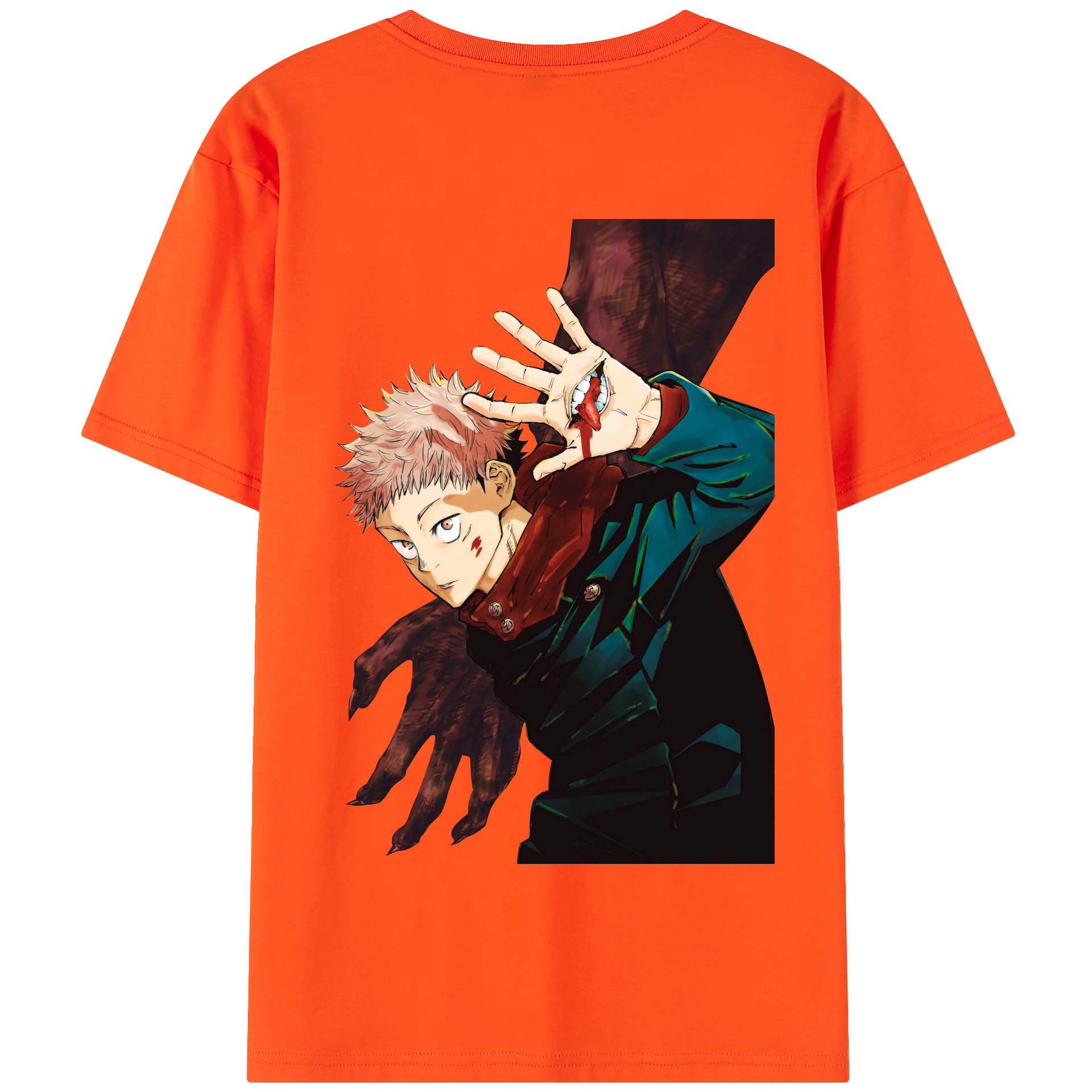 （画像用） 呪術廻戦 Jujutsu Kaisen 綿100％半袖Tシャツ（背面プリント）