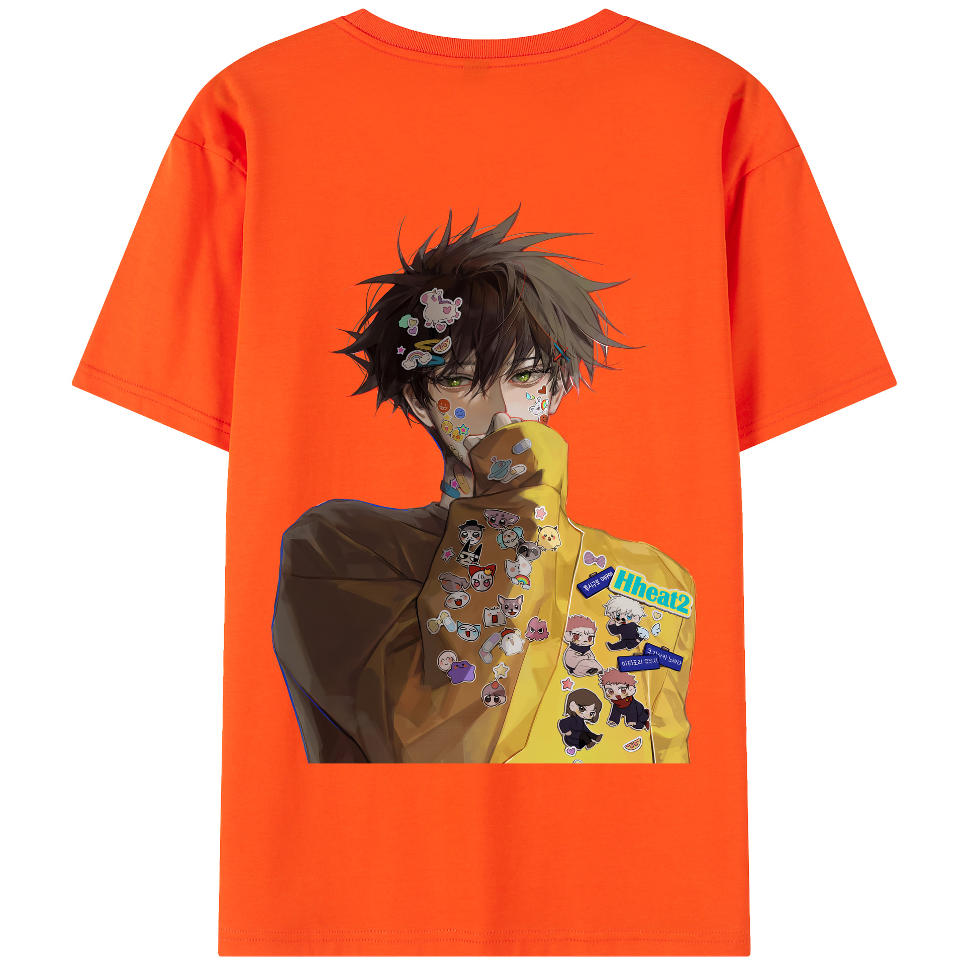 （画像用） 呪術廻戦 Jujutsu Kaisen 綿100％半袖Tシャツ（背面プリント）