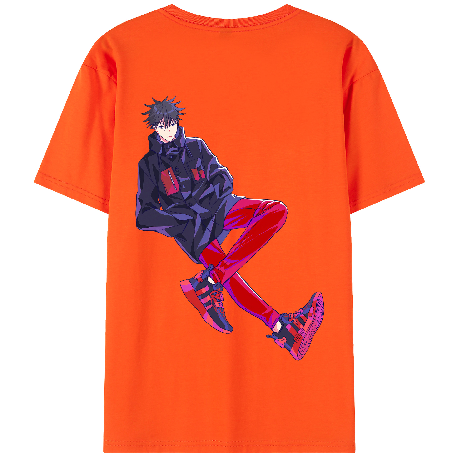 （画像用） 呪術廻戦 Jujutsu Kaisen 綿100％半袖Tシャツ（背面プリント）