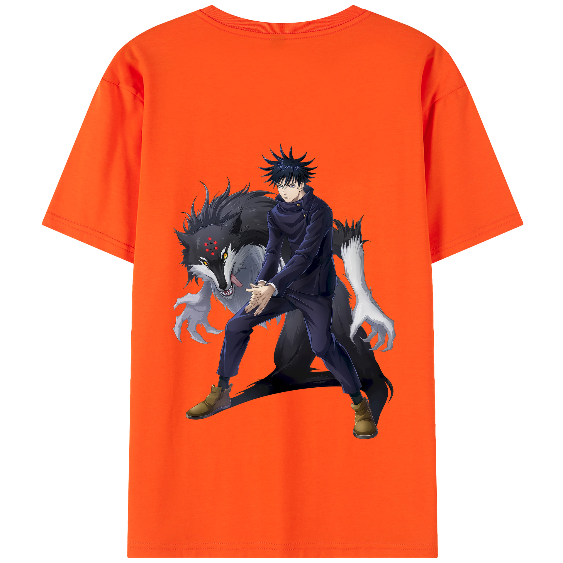 （画像用） 呪術廻戦 Jujutsu Kaisen 綿100％半袖Tシャツ（背面プリント）