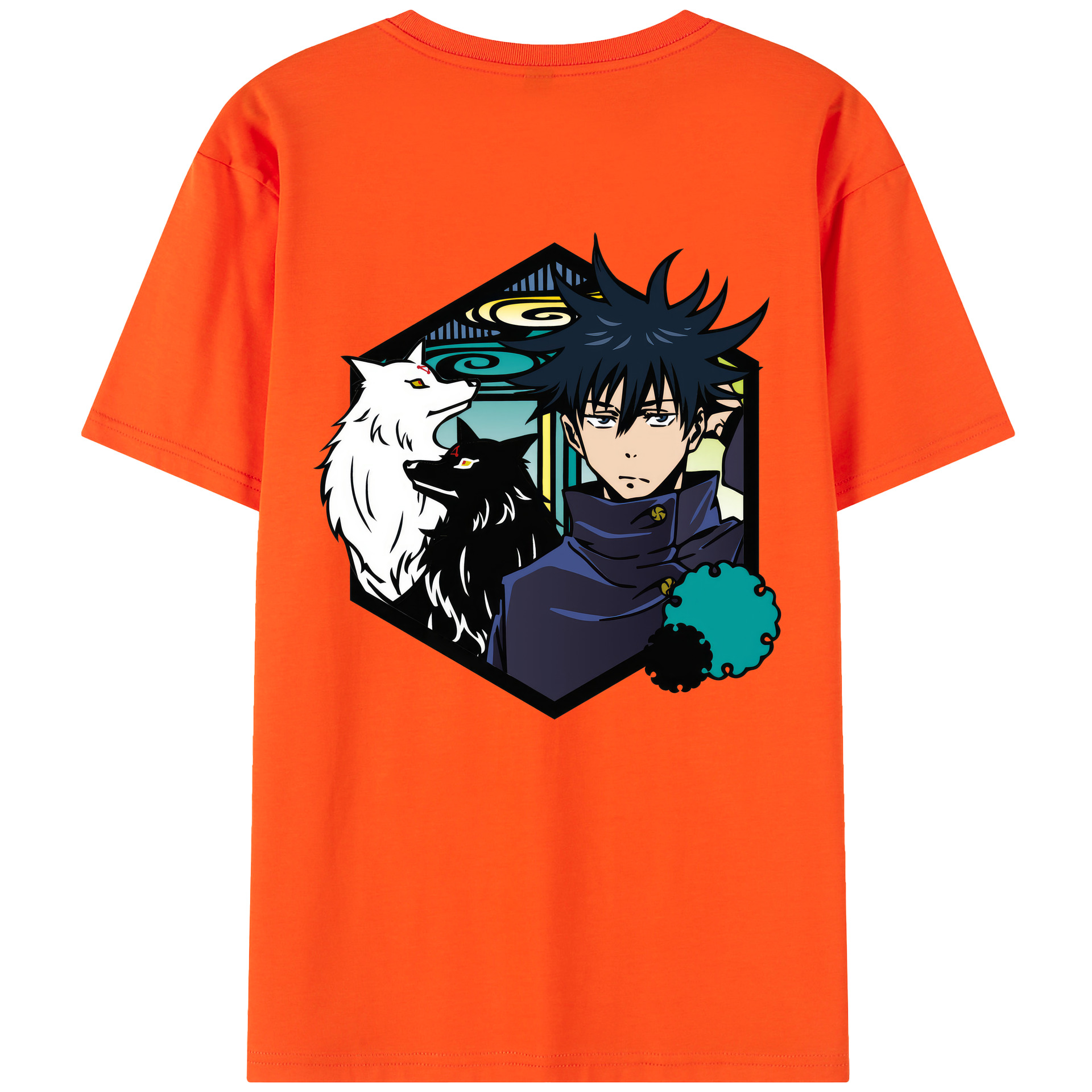 （画像用） 呪術廻戦 Jujutsu Kaisen 綿100％半袖Tシャツ（背面プリント）