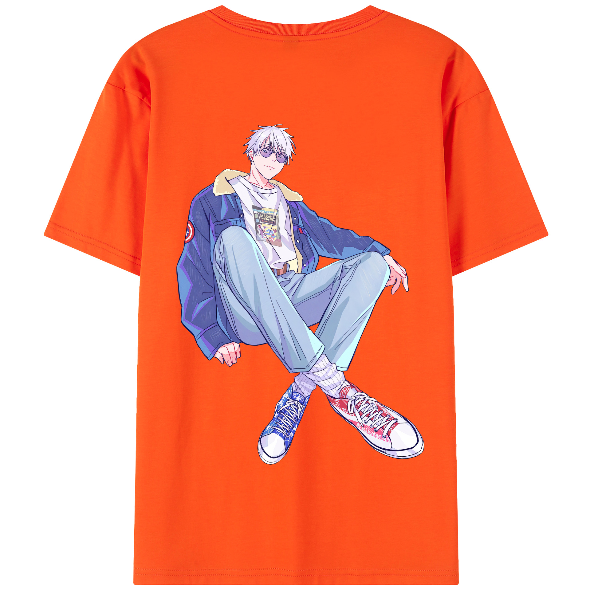 （画像用） 呪術廻戦 Jujutsu Kaisen 綿100％半袖Tシャツ（背面プリント）