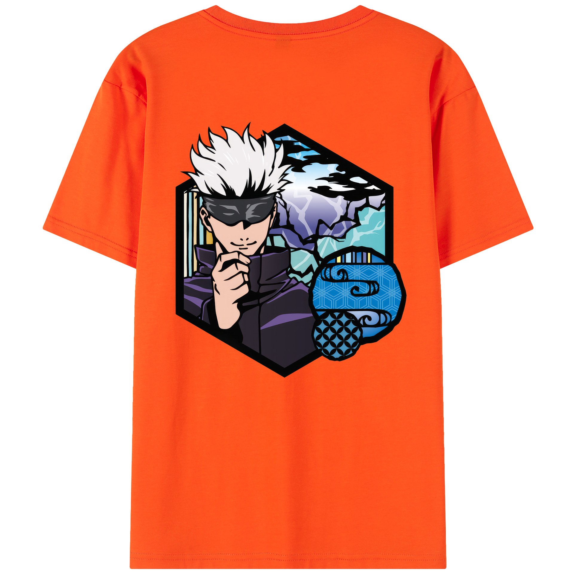 （画像用） 呪術廻戦 Jujutsu Kaisen 綿100％半袖Tシャツ（背面プリント）