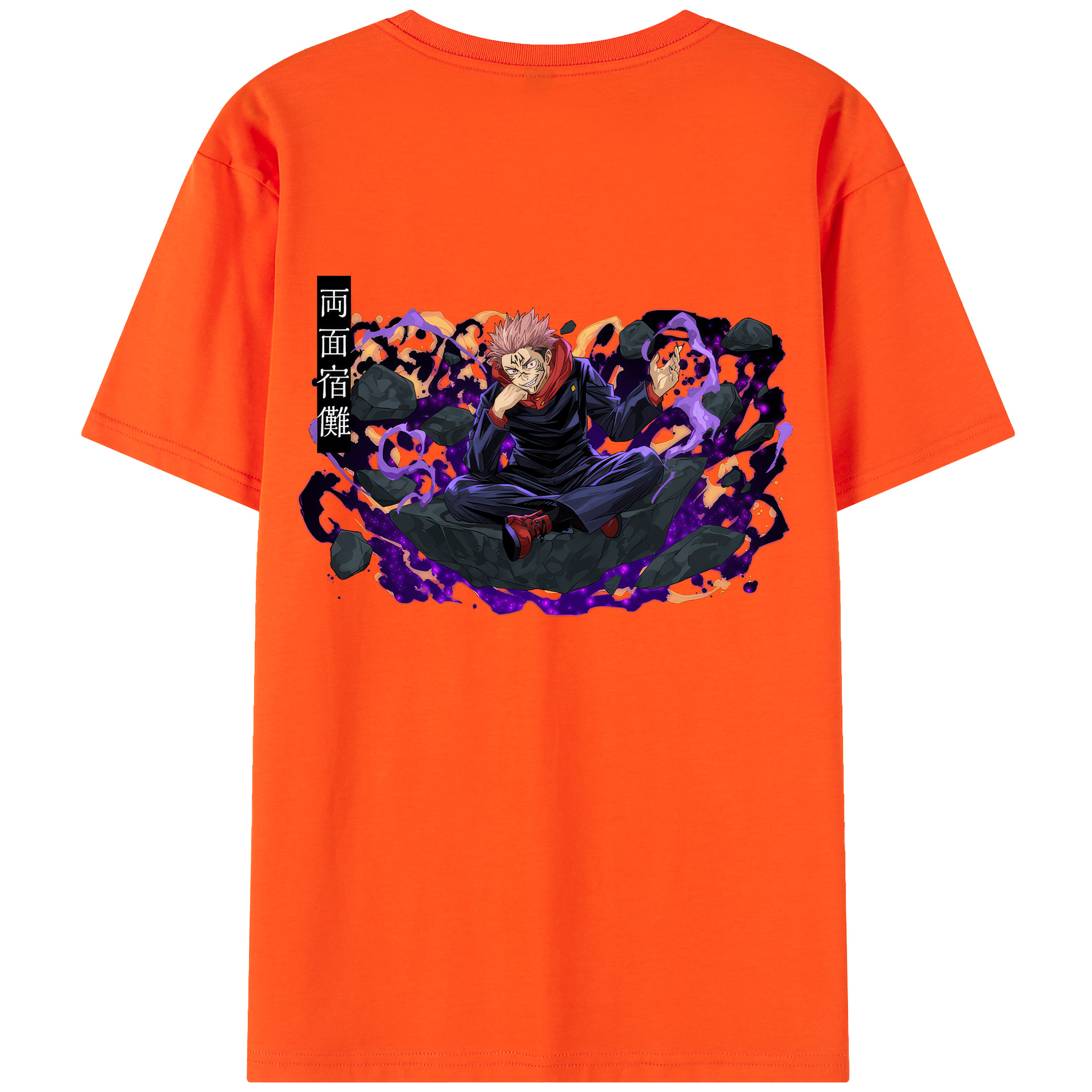 （画像用） 呪術廻戦 Jujutsu Kaisen 綿100％半袖Tシャツ（背面プリント）