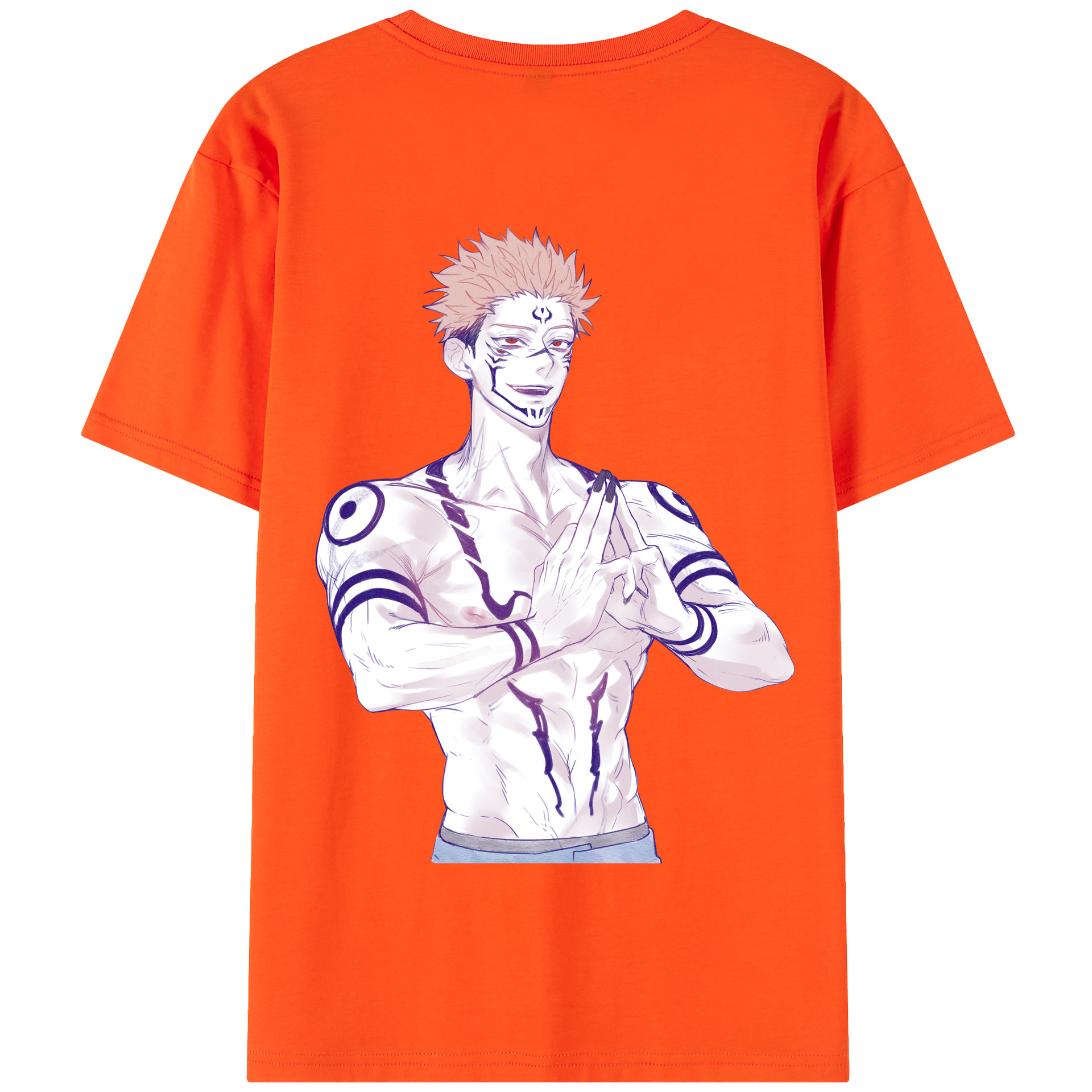 （画像用） 呪術廻戦 Jujutsu Kaisen 綿100％半袖Tシャツ（背面プリント）