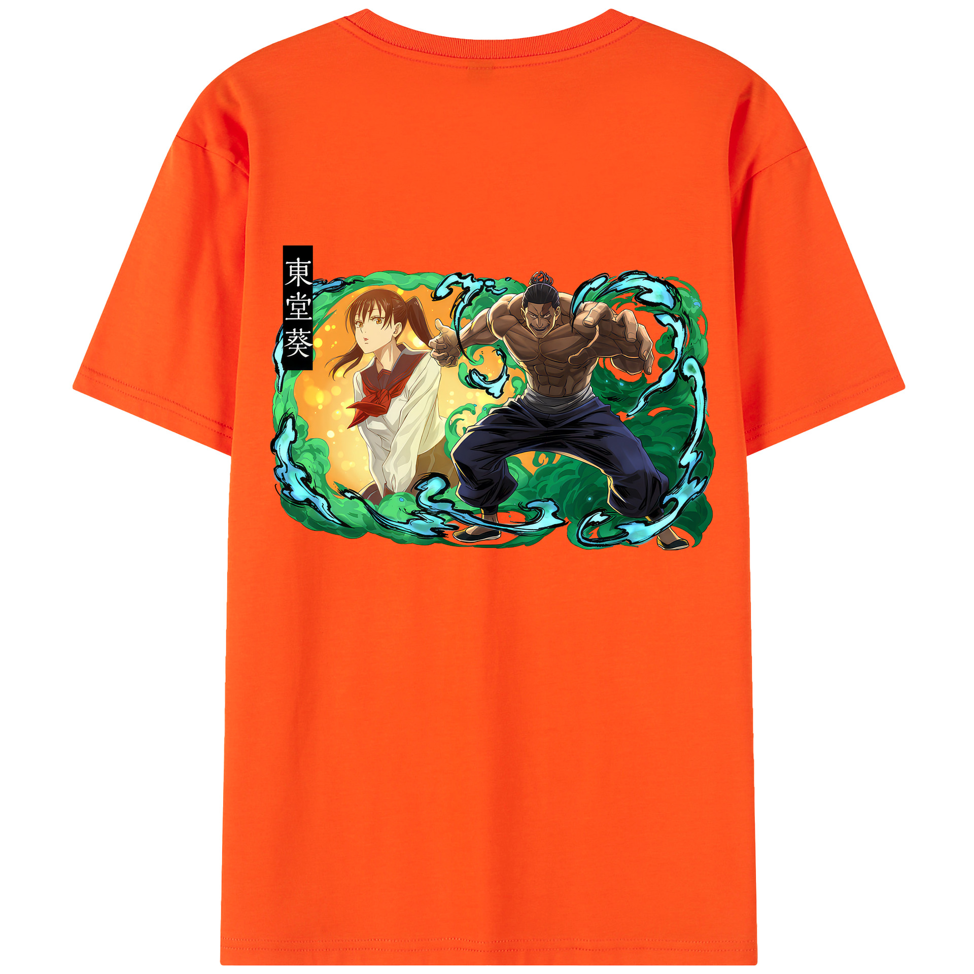（画像用） 呪術廻戦 Jujutsu Kaisen 綿100％半袖Tシャツ（背面プリント）