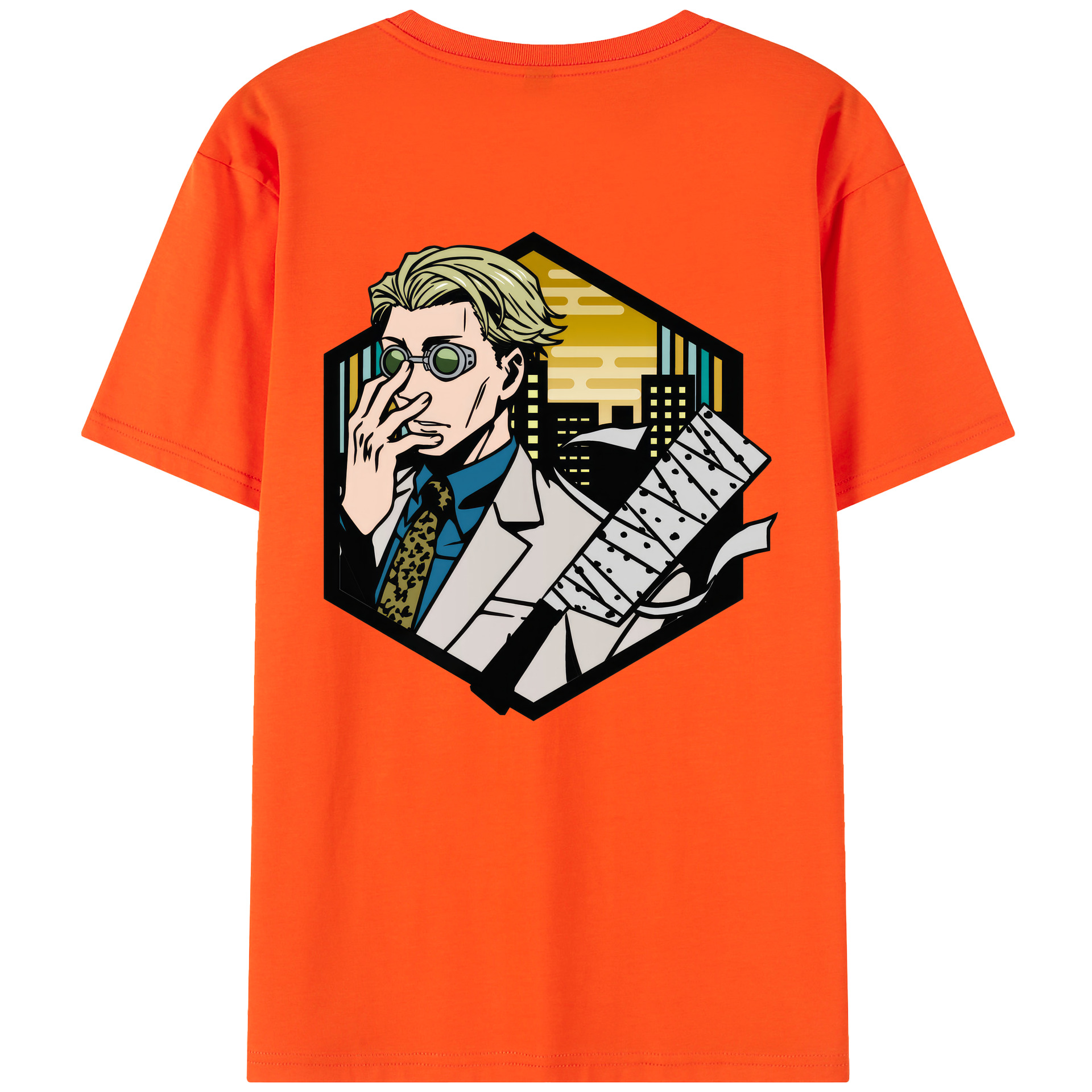 （画像用） 呪術廻戦 Jujutsu Kaisen 綿100％半袖Tシャツ（背面プリント）