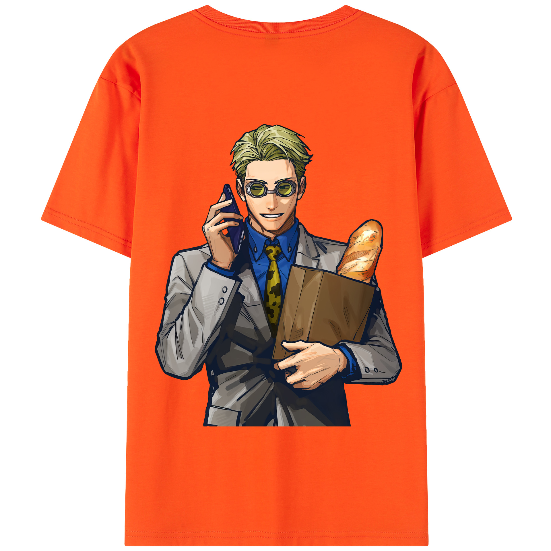 （画像用） 呪術廻戦 Jujutsu Kaisen 綿100％半袖Tシャツ（背面プリント）