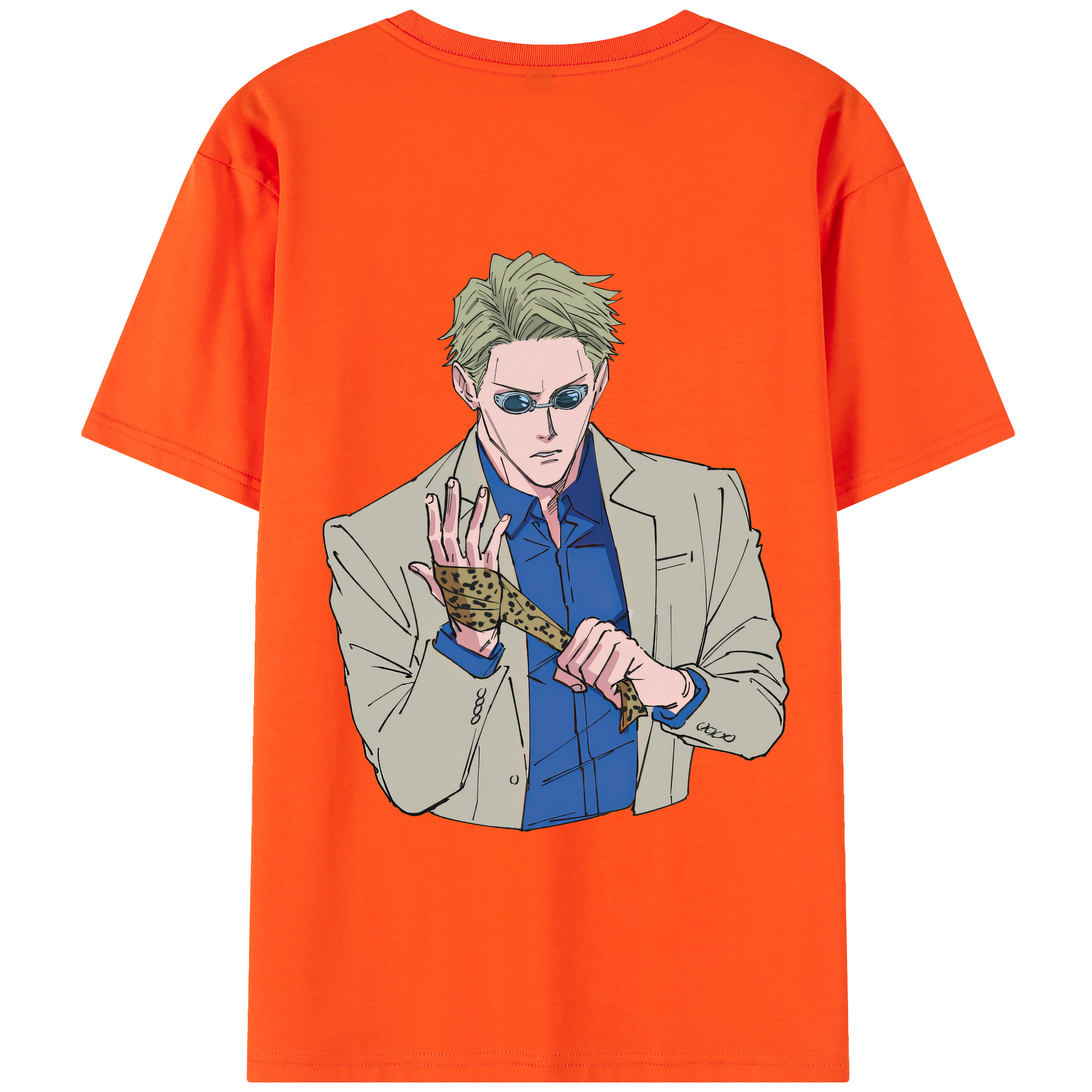（画像用） 呪術廻戦 Jujutsu Kaisen 綿100％半袖Tシャツ（背面プリント）