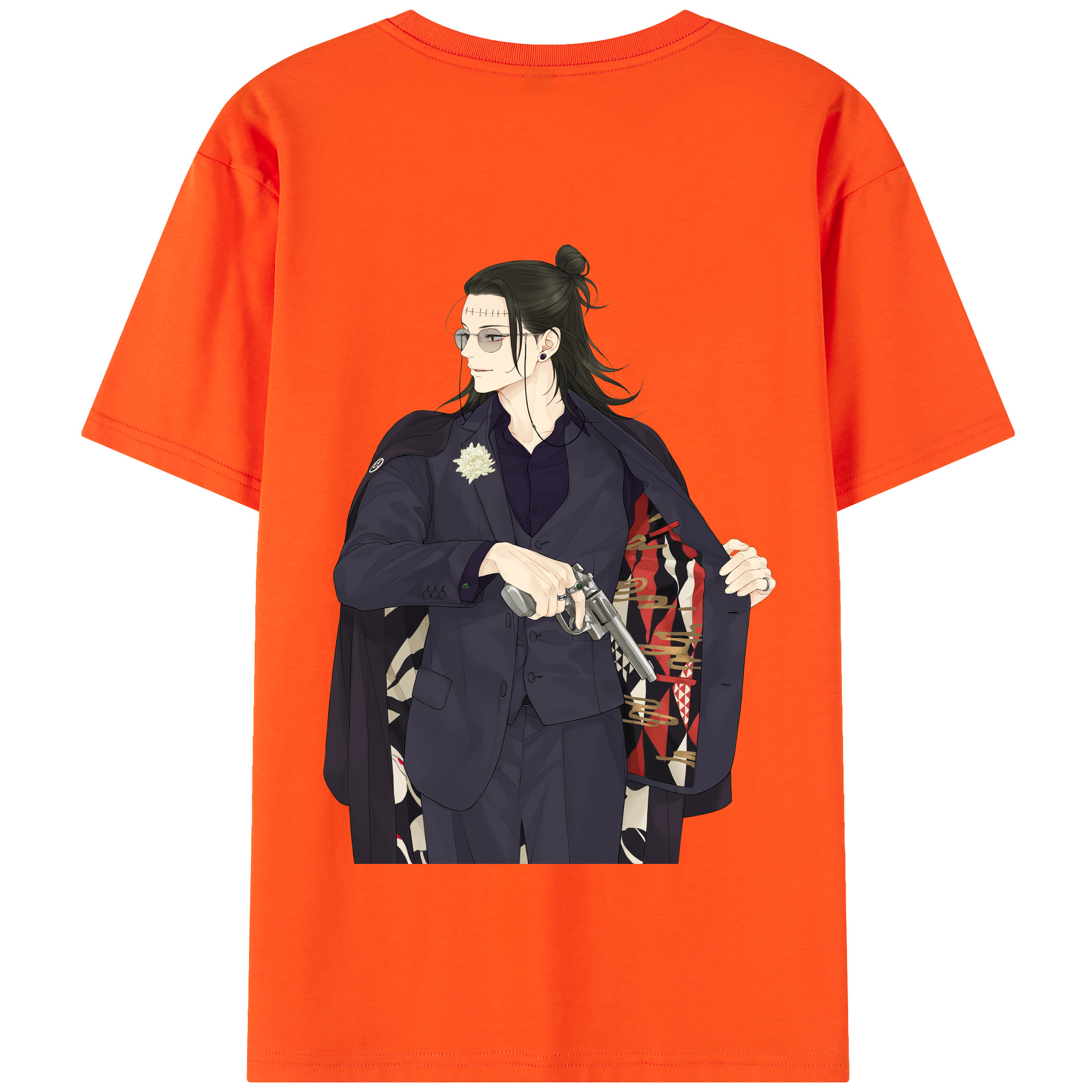 （画像用） 呪術廻戦 Jujutsu Kaisen 綿100％半袖Tシャツ（背面プリント）