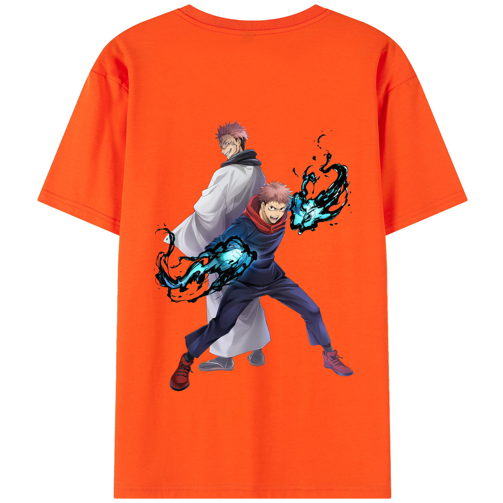 （画像用） 呪術廻戦 Jujutsu Kaisen 綿100％半袖Tシャツ（背面プリント）
