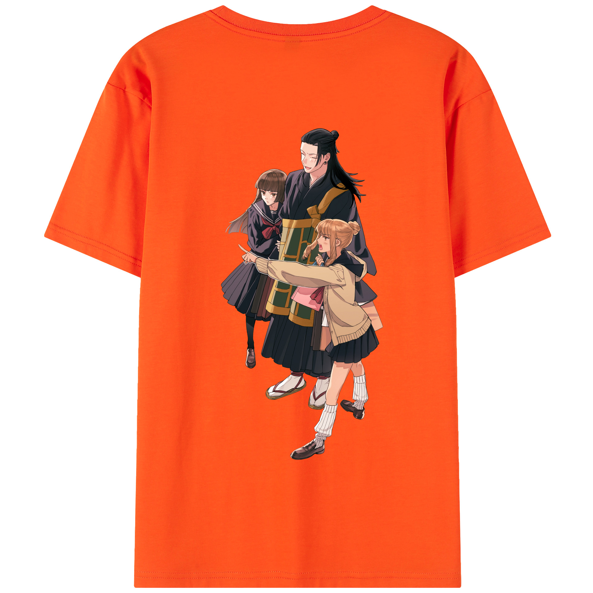 （画像用） 呪術廻戦 Jujutsu Kaisen 綿100％半袖Tシャツ（背面プリント）