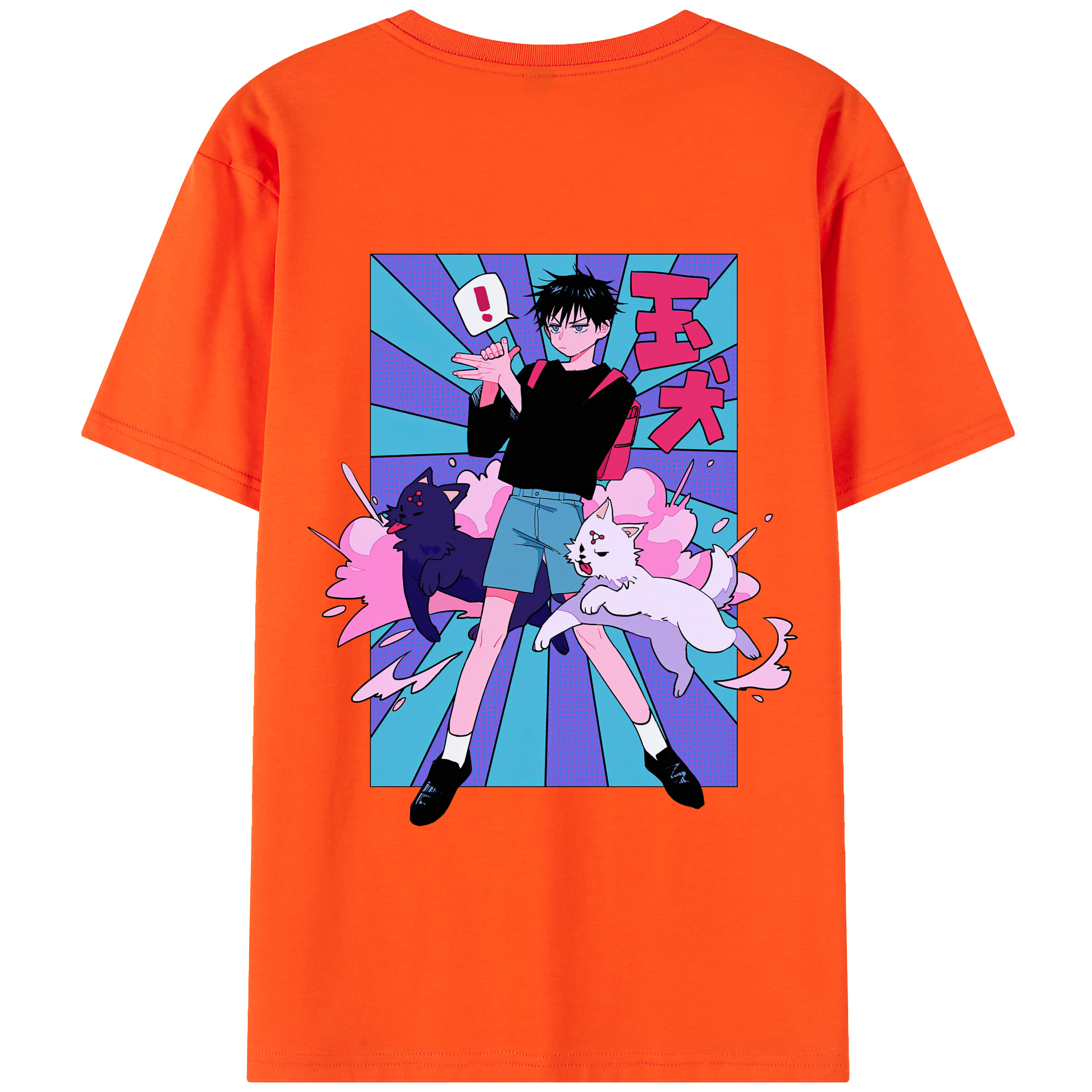 （画像用） 呪術廻戦 Jujutsu Kaisen 綿100％半袖Tシャツ（背面プリント）