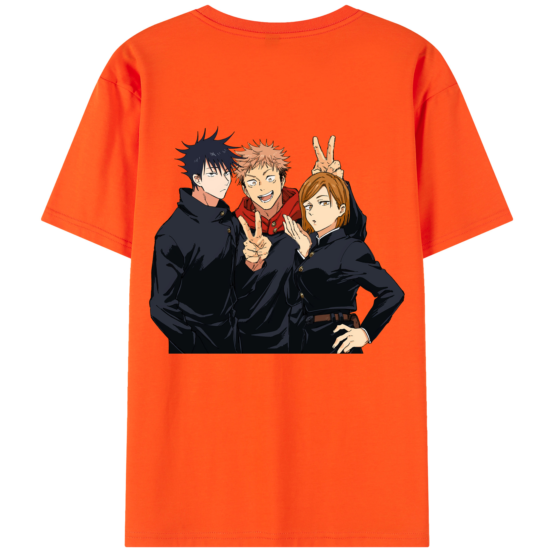（画像用） 呪術廻戦 Jujutsu Kaisen 綿100％半袖Tシャツ（背面プリント）