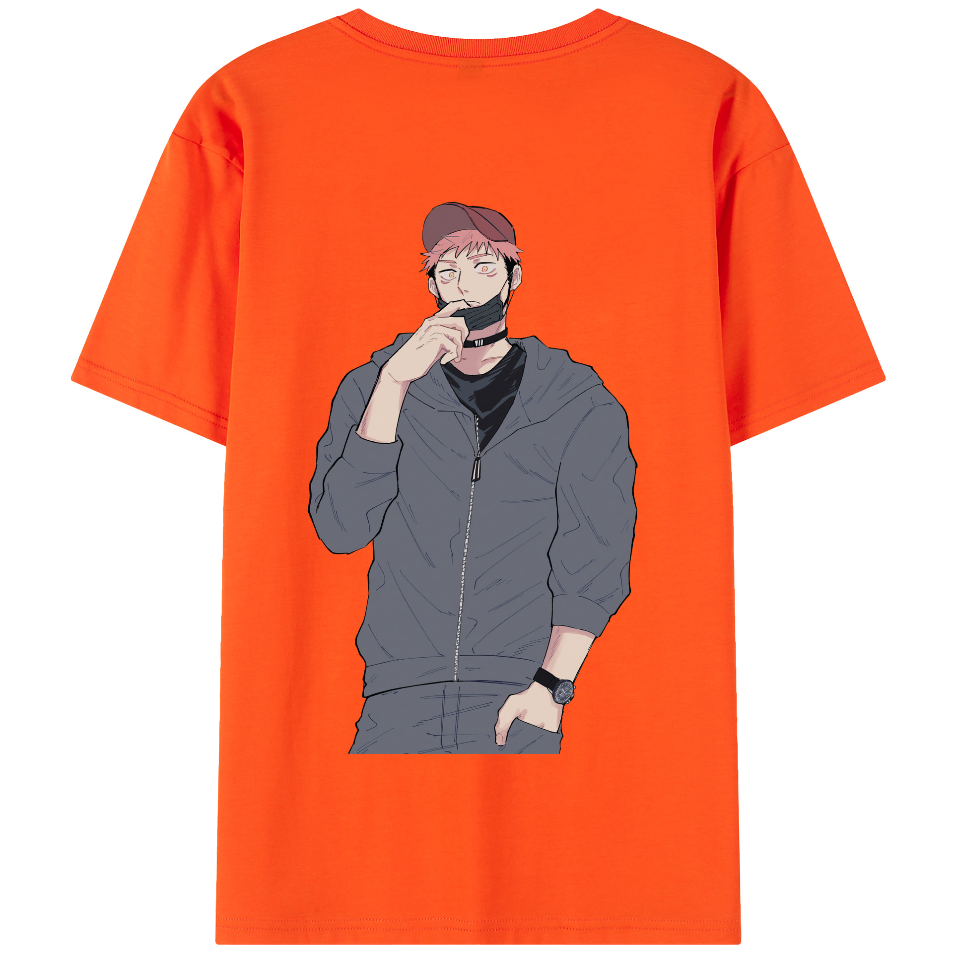 （画像用） 呪術廻戦 Jujutsu Kaisen 綿100％半袖Tシャツ（背面プリント）
