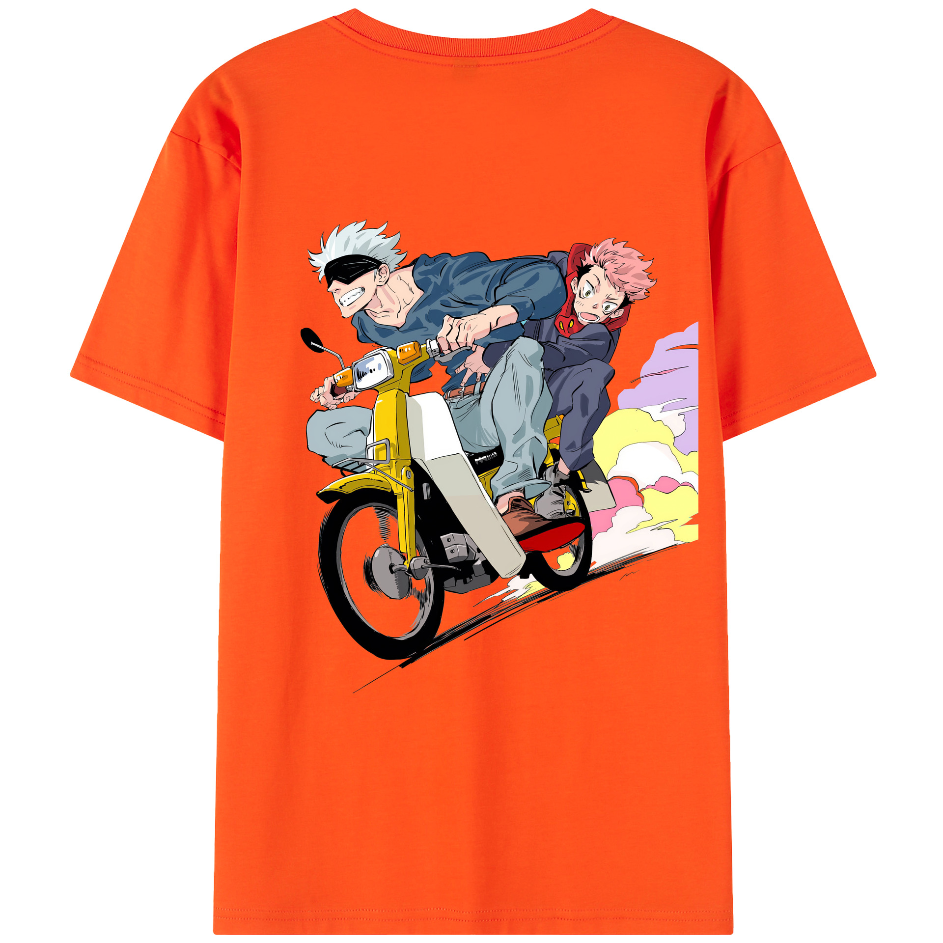 （画像用） 呪術廻戦 Jujutsu Kaisen 綿100％半袖Tシャツ（背面プリント）