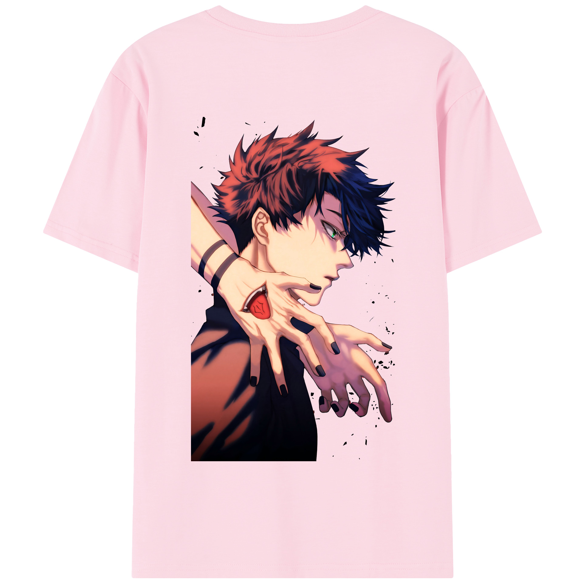（画像用） 呪術廻戦 Jujutsu Kaisen 綿100％半袖Tシャツ（背面プリント）