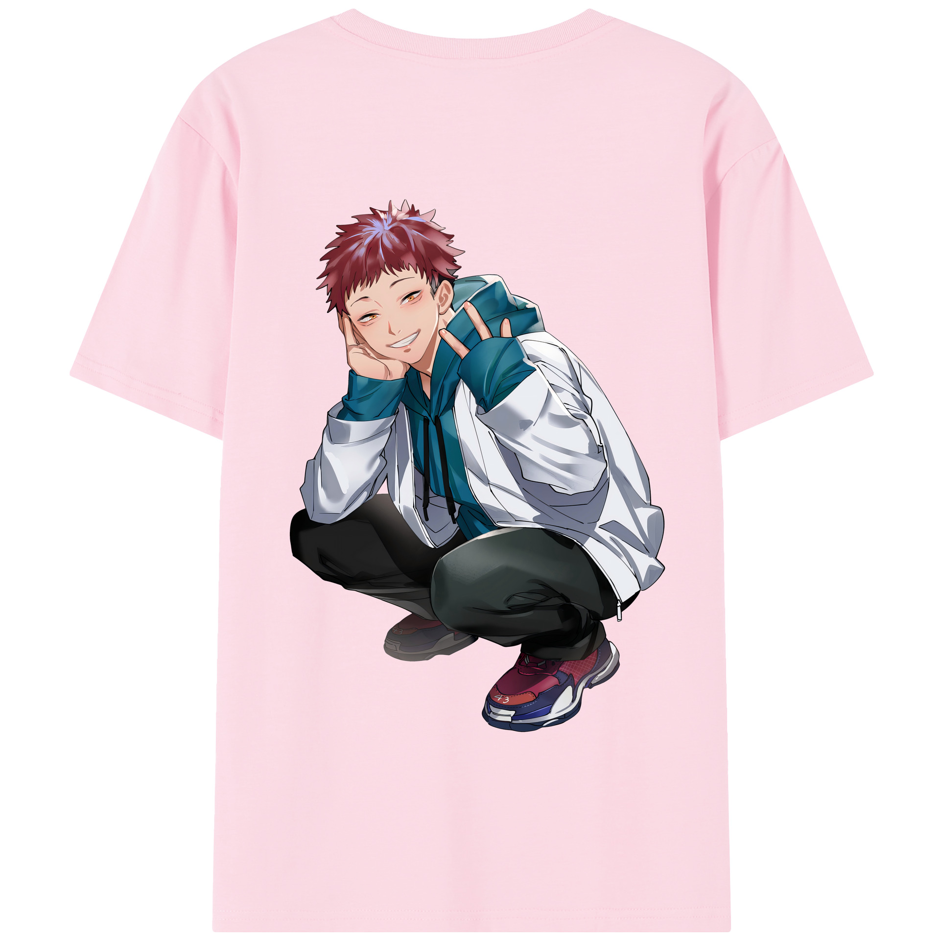 （画像用） 呪術廻戦 Jujutsu Kaisen 綿100％半袖Tシャツ（背面プリント）