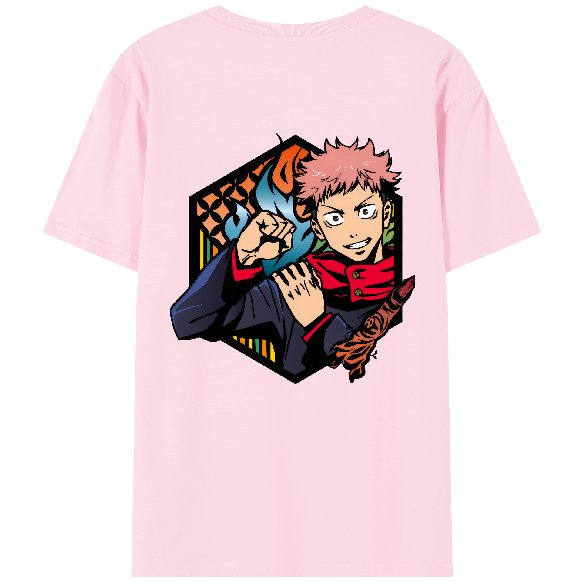 （画像用） 呪術廻戦 Jujutsu Kaisen 綿100％半袖Tシャツ（背面プリント）