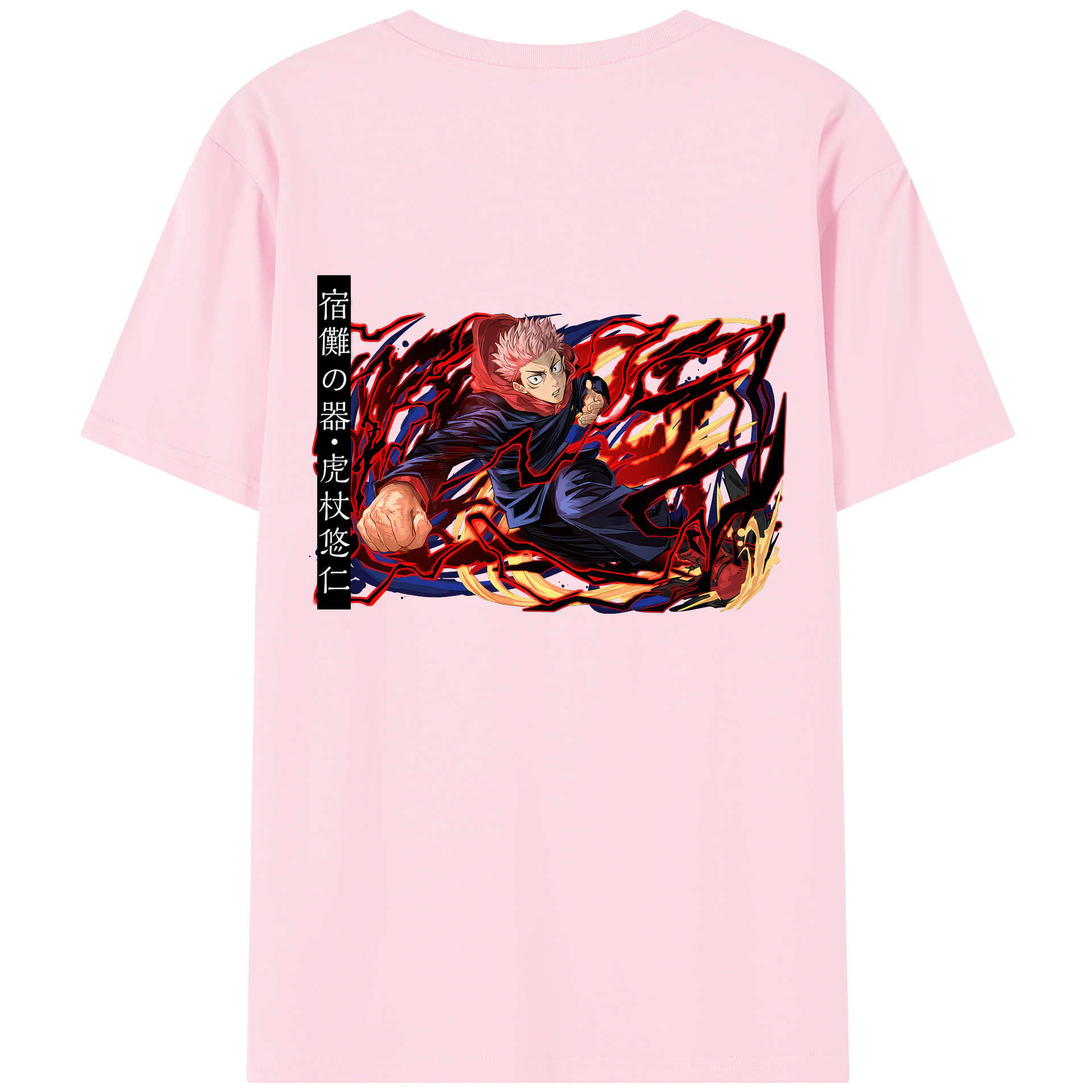 （画像用） 呪術廻戦 Jujutsu Kaisen 綿100％半袖Tシャツ（背面プリント）