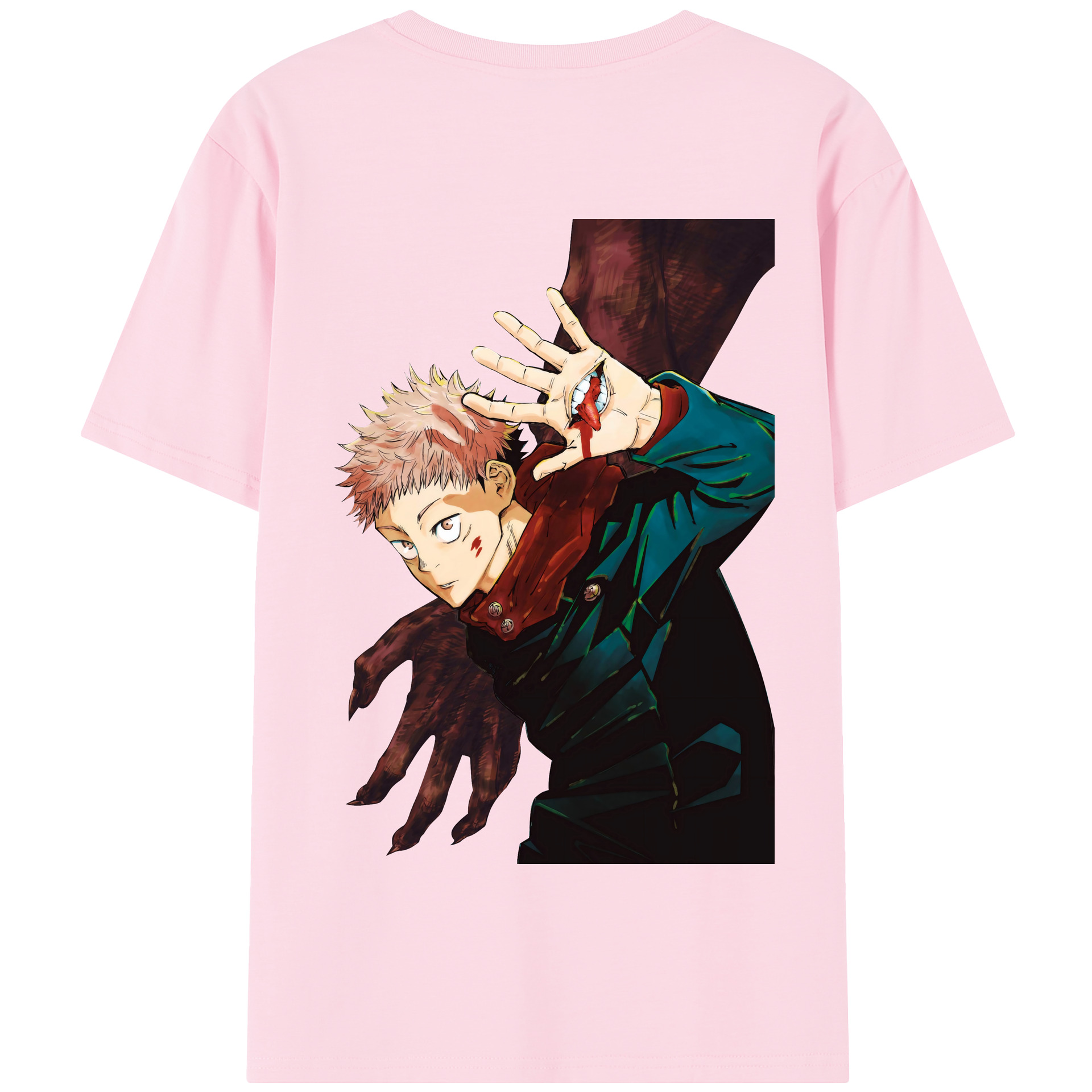 （画像用） 呪術廻戦 Jujutsu Kaisen 綿100％半袖Tシャツ（背面プリント）