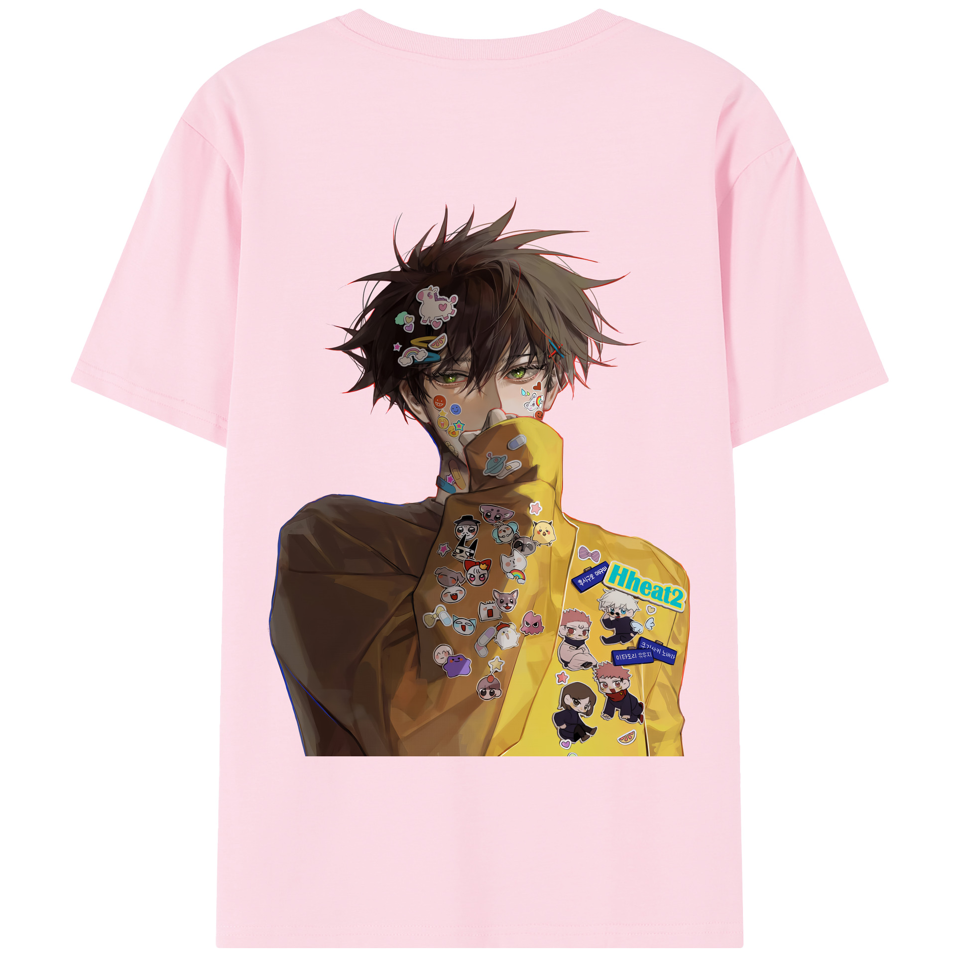 （画像用） 呪術廻戦 Jujutsu Kaisen 綿100％半袖Tシャツ（背面プリント）