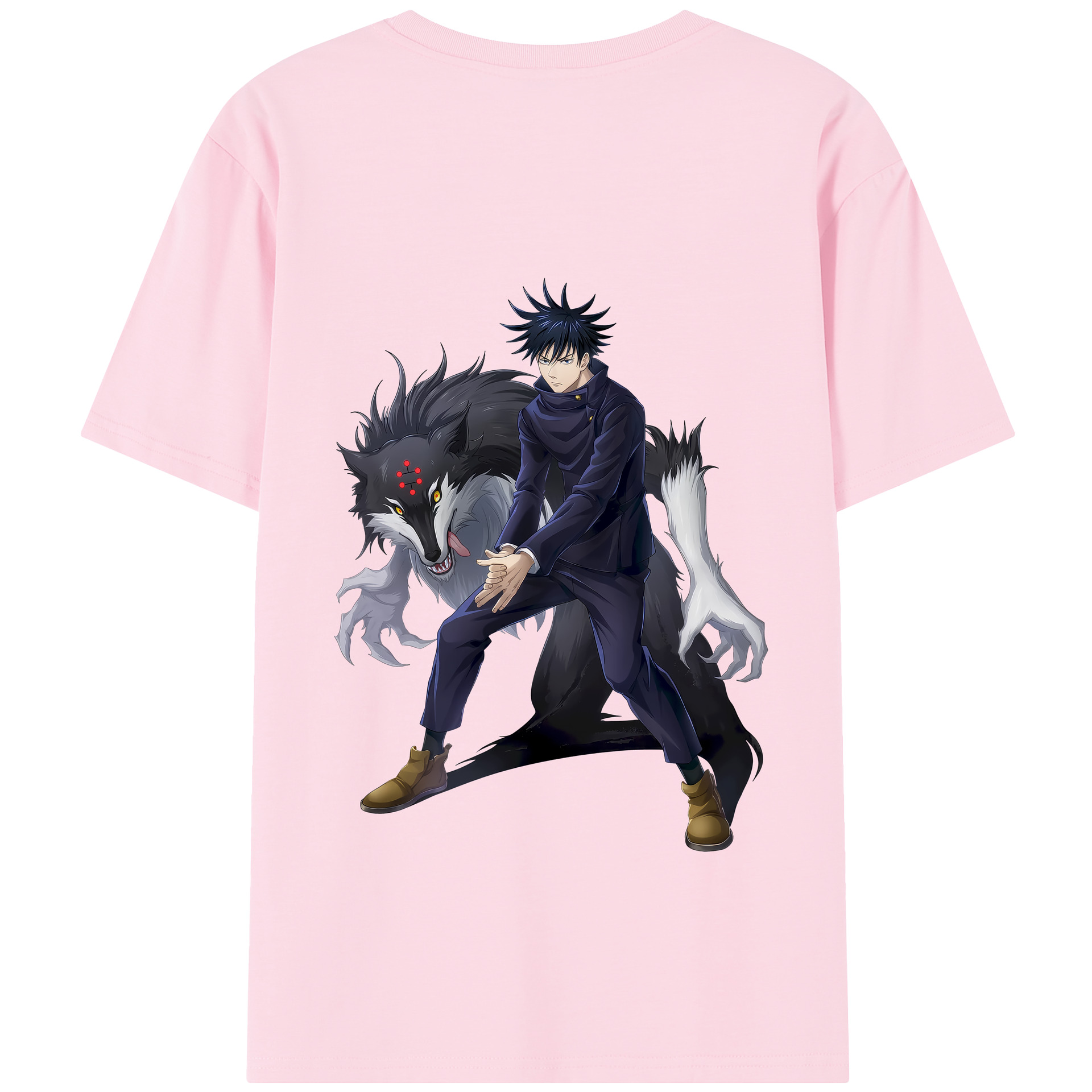 （画像用） 呪術廻戦 Jujutsu Kaisen 綿100％半袖Tシャツ（背面プリント）