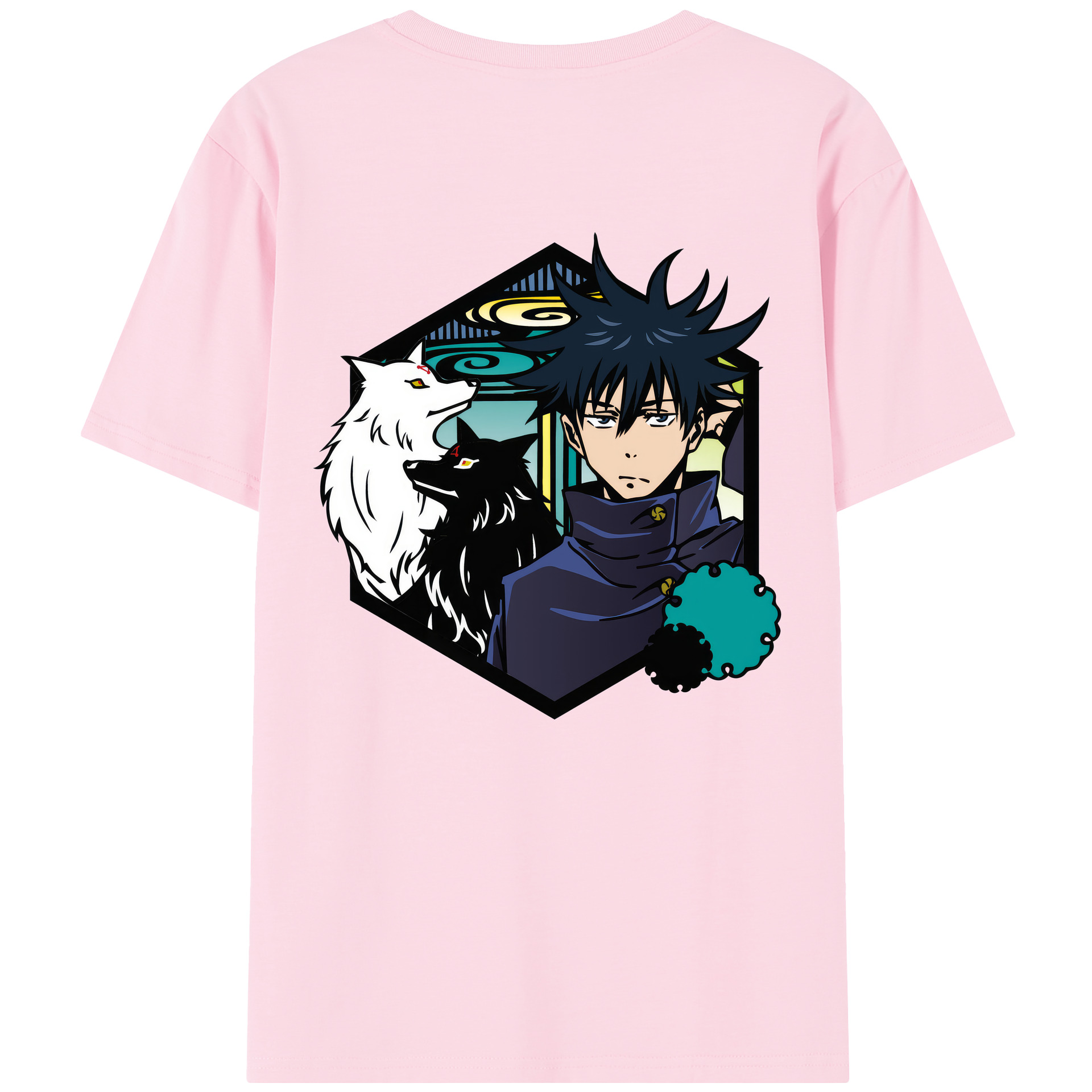 （画像用） 呪術廻戦 Jujutsu Kaisen 綿100％半袖Tシャツ（背面プリント）