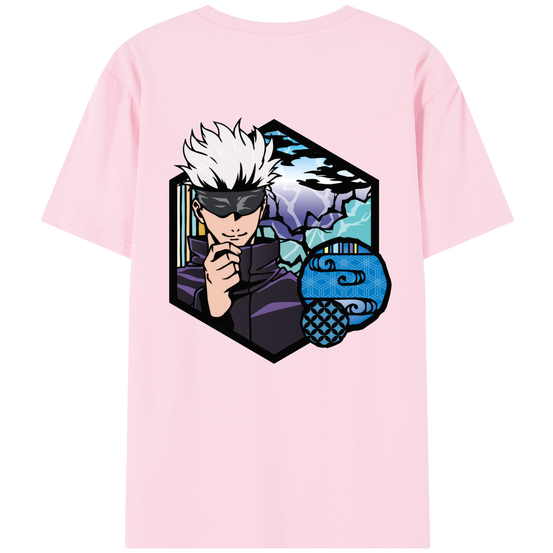 （画像用） 呪術廻戦 Jujutsu Kaisen 綿100％半袖Tシャツ（背面プリント）