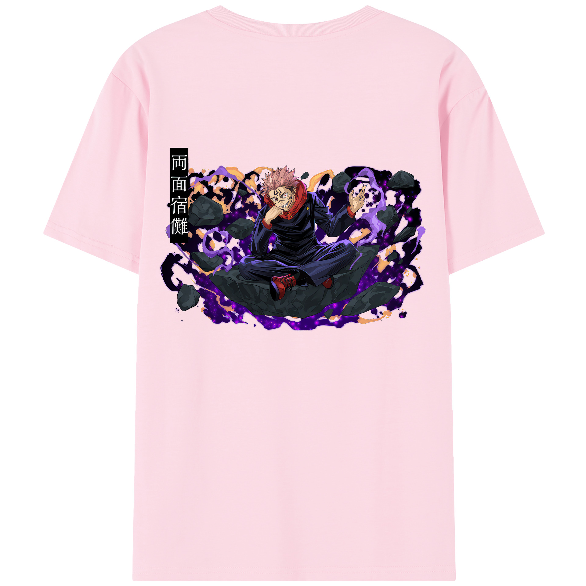 （画像用） 呪術廻戦 Jujutsu Kaisen 綿100％半袖Tシャツ（背面プリント）