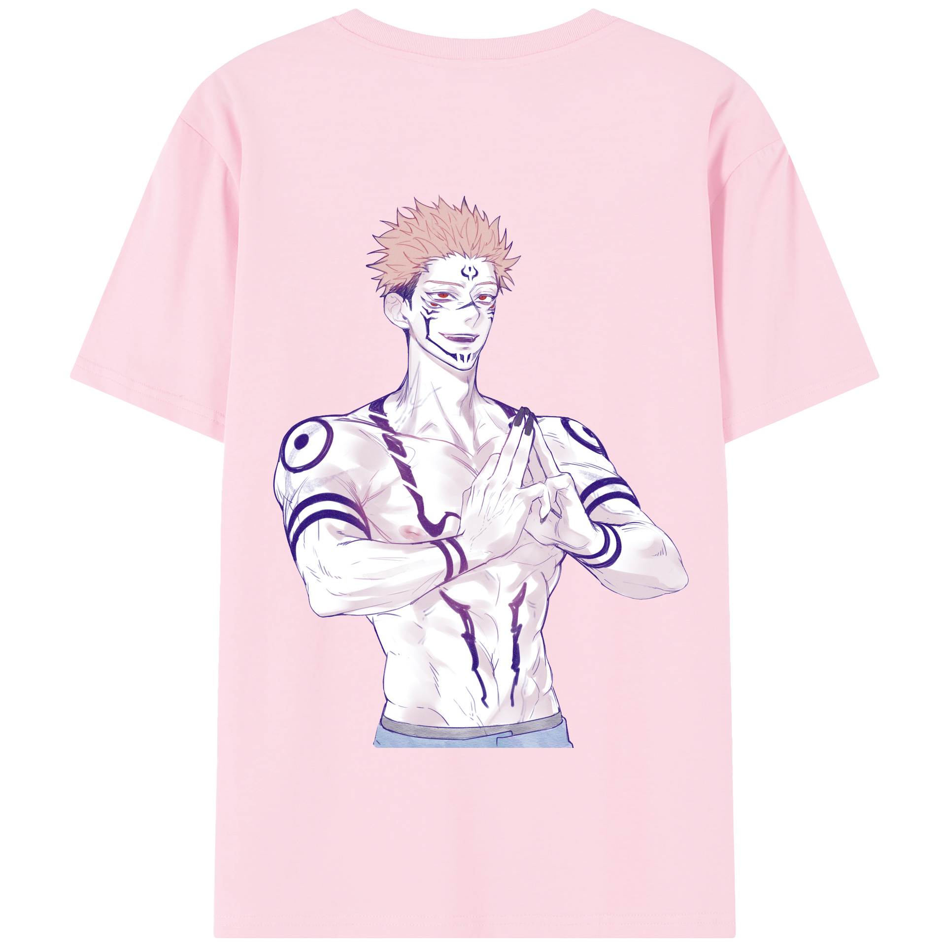 （画像用） 呪術廻戦 Jujutsu Kaisen 綿100％半袖Tシャツ（背面プリント）