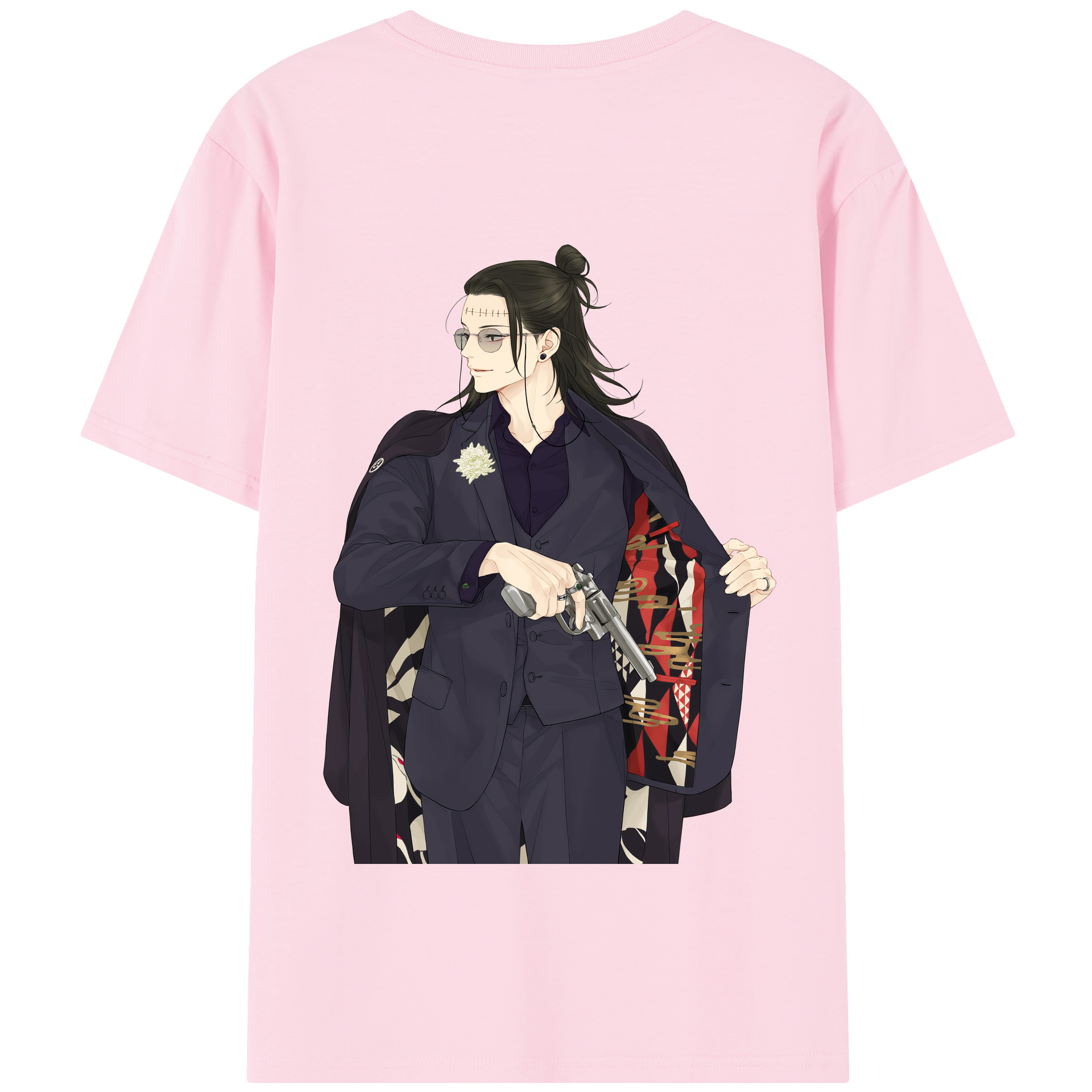 （画像用） 呪術廻戦 Jujutsu Kaisen 綿100％半袖Tシャツ（背面プリント）
