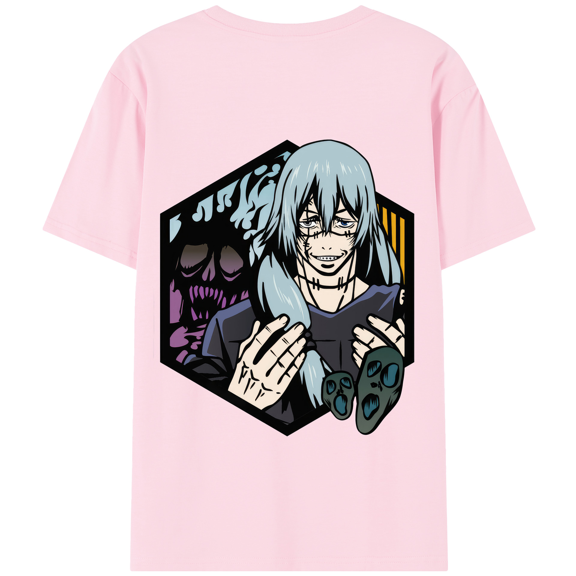 （画像用） 呪術廻戦 Jujutsu Kaisen 綿100％半袖Tシャツ（背面プリント）