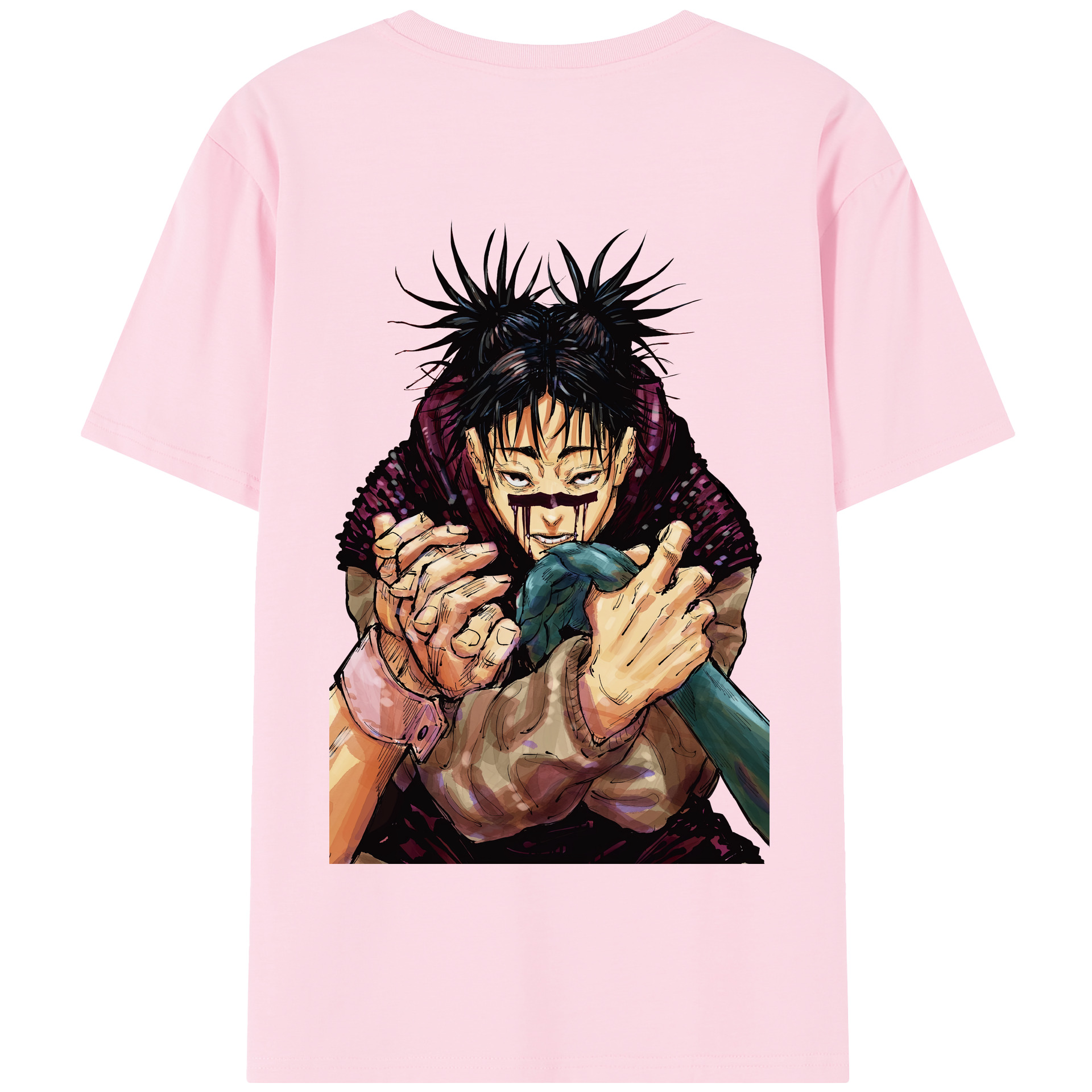 （画像用） 呪術廻戦 Jujutsu Kaisen 綿100％半袖Tシャツ（背面プリント）